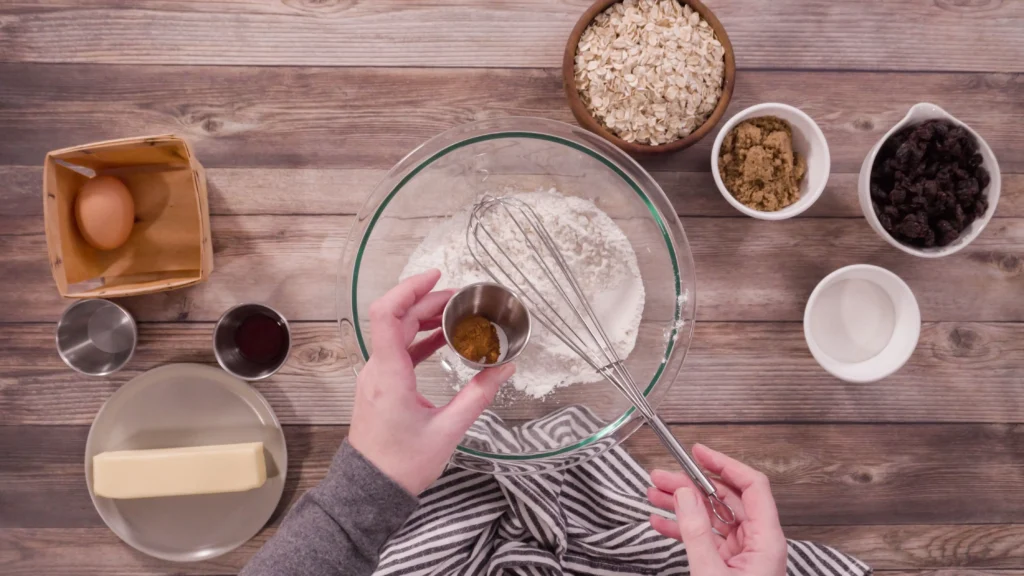 Churro Bundt Cake preparation