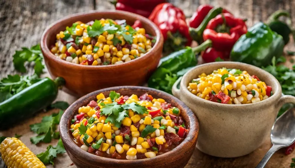 roasted chili corn salsa