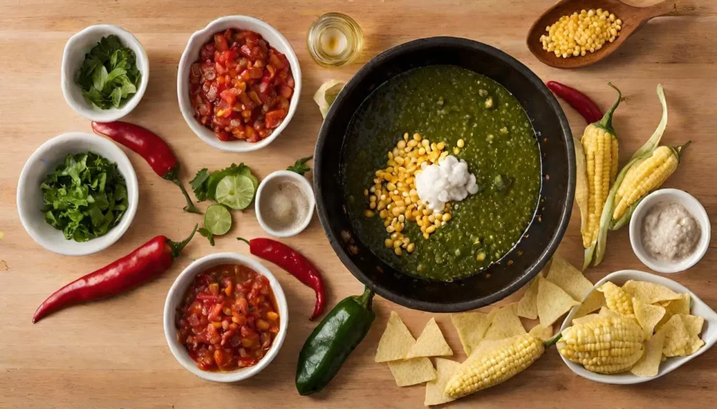 roasted chili corn salsa