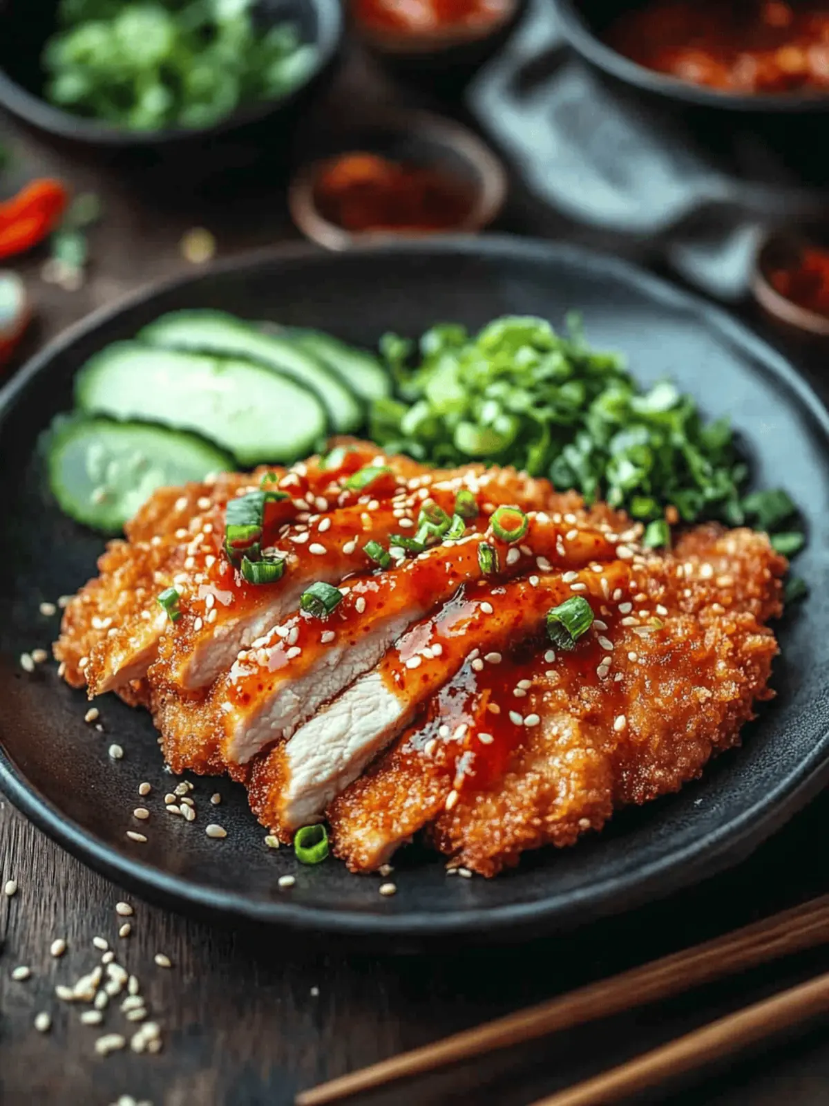 Spicy Korean Chicken Katsu