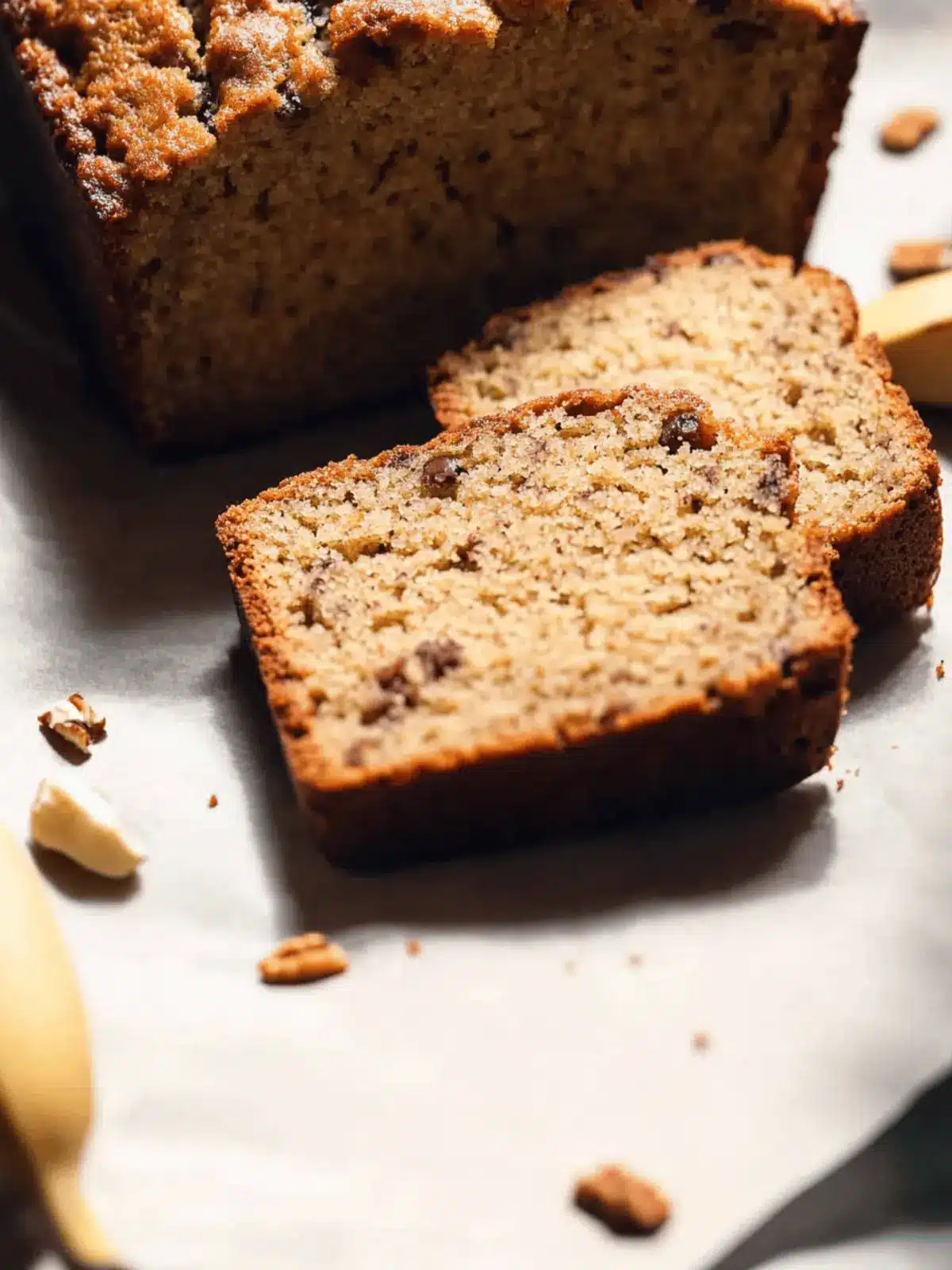 No Sugar Added Banana Bread