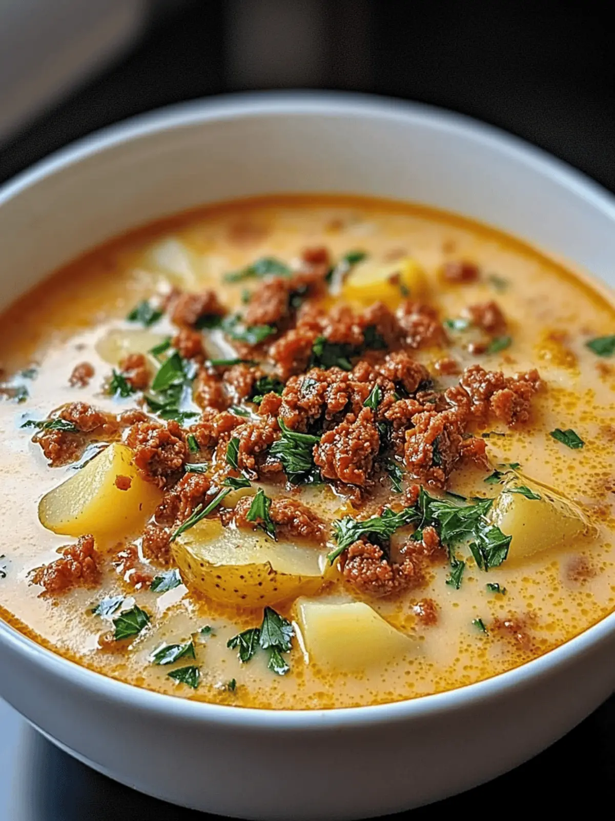 Chorizo and Potato Soup