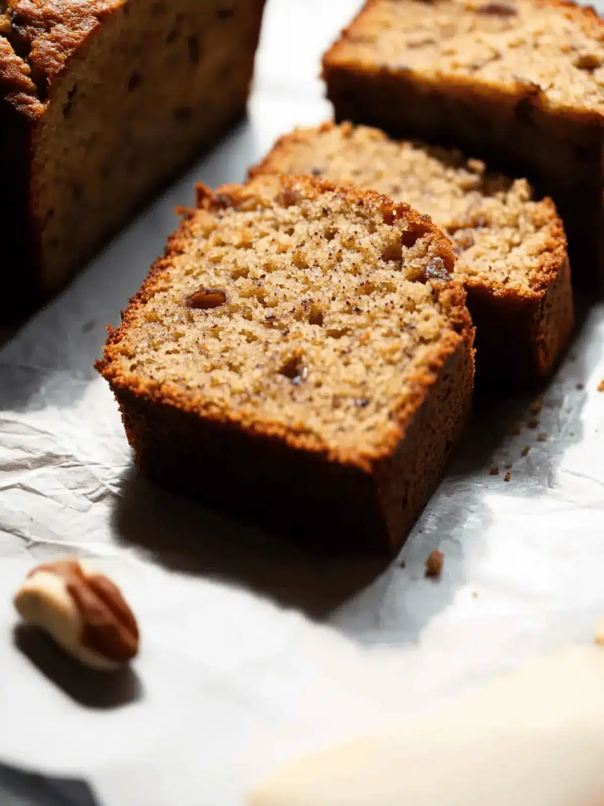 No Sugar Added Banana Bread