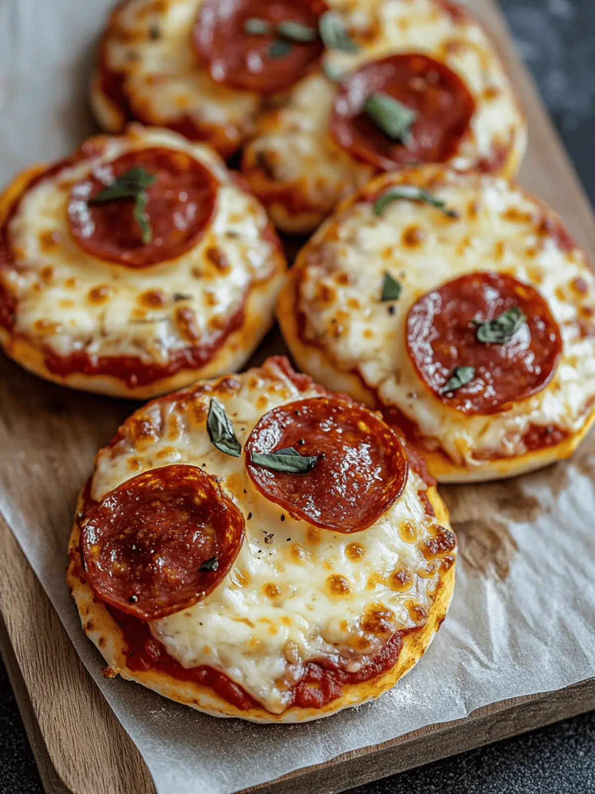Mini Lunchbox Pizzas