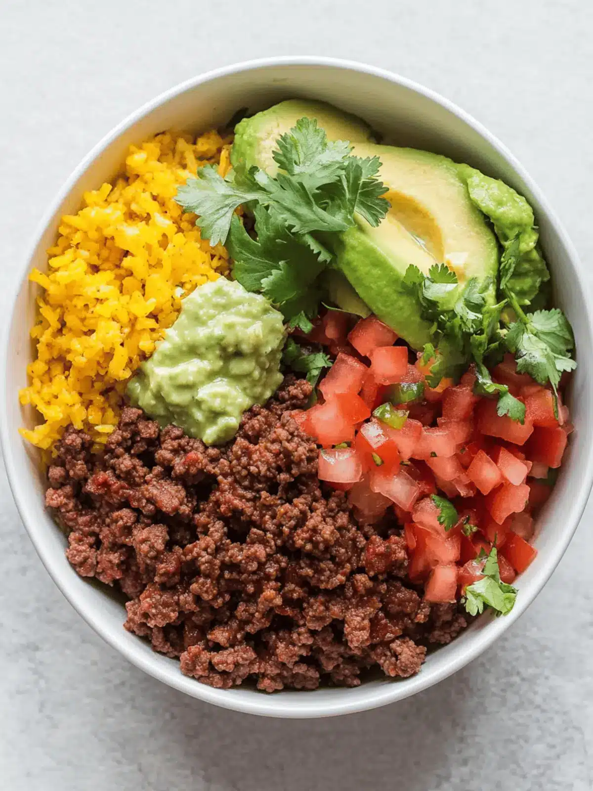 Ground Beef Burrito Bowl