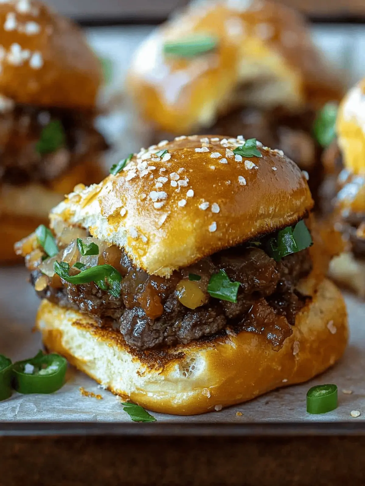 Pretzel Cowboy Sliders