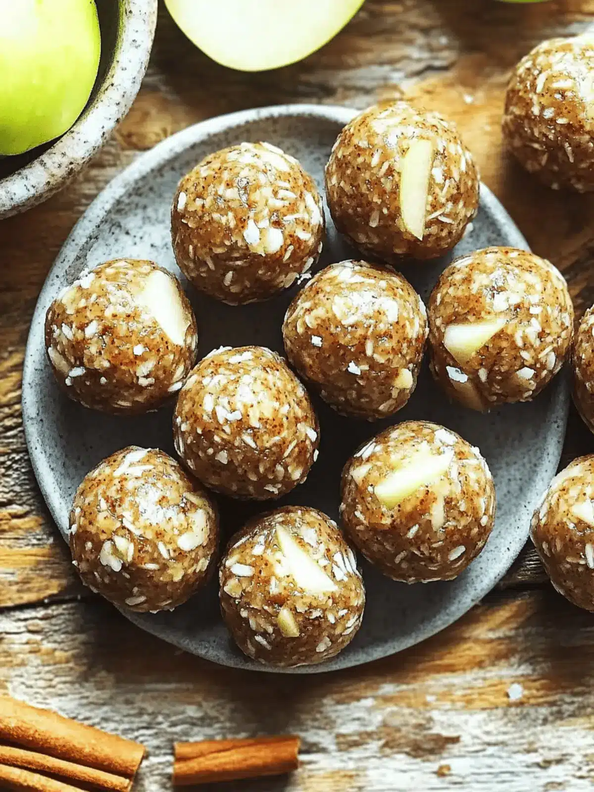 Cinnamon Apple Energy Balls