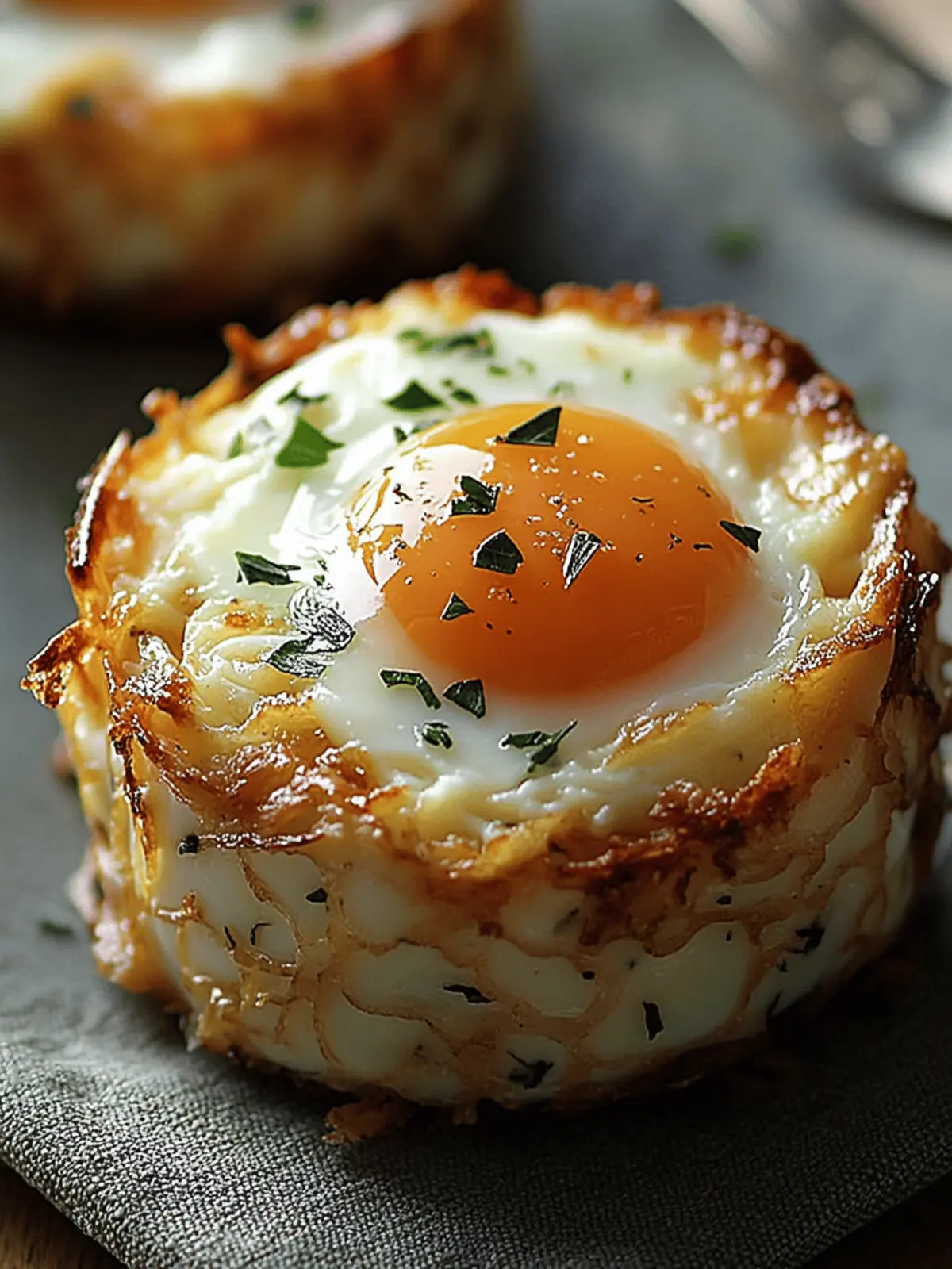 Baked Eggs Napoleon