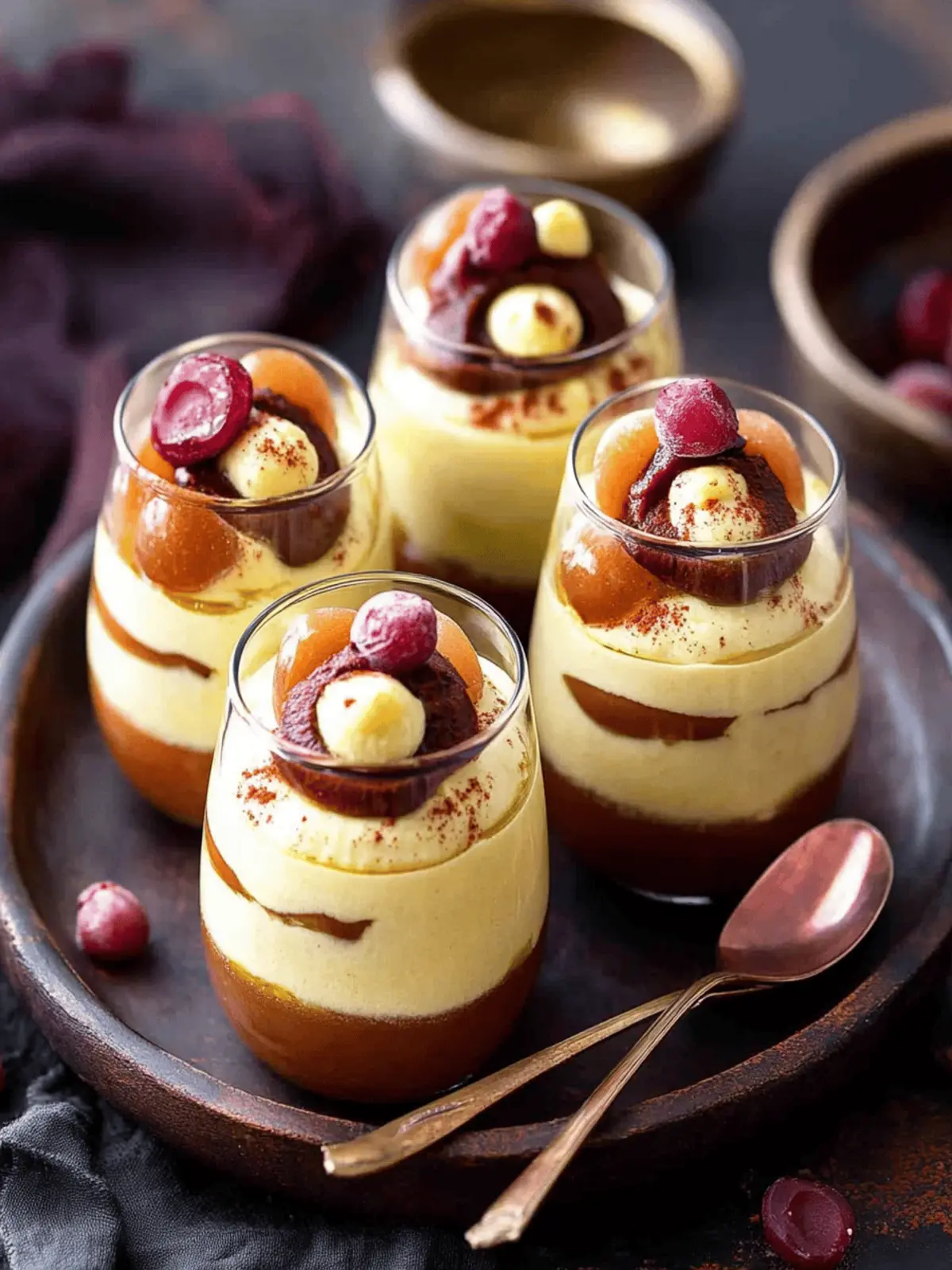 Gulab Jamun Thandai Mousse