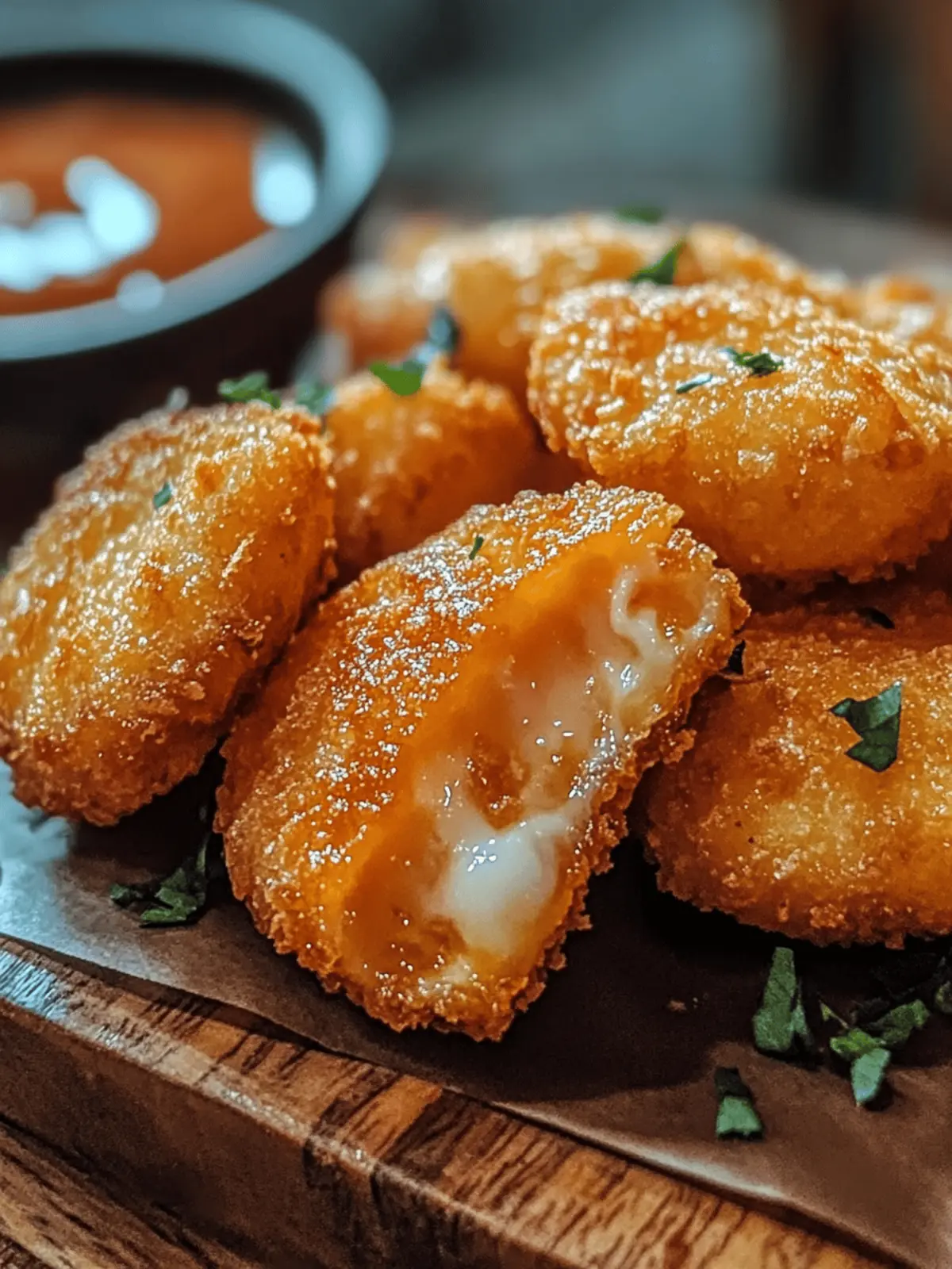 Crispy Homemade Fried Cheese Bites