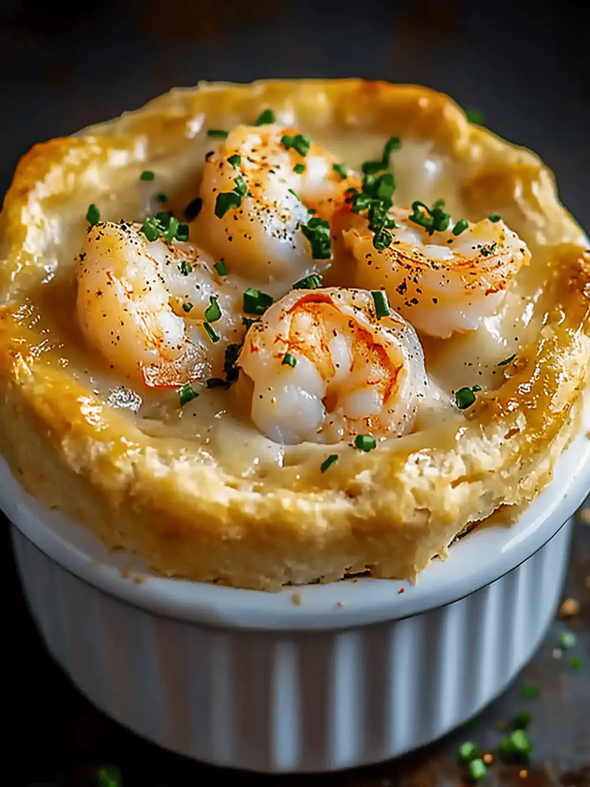 Shrimp & Lobster Cheddar Bay Biscuit Pot Pie