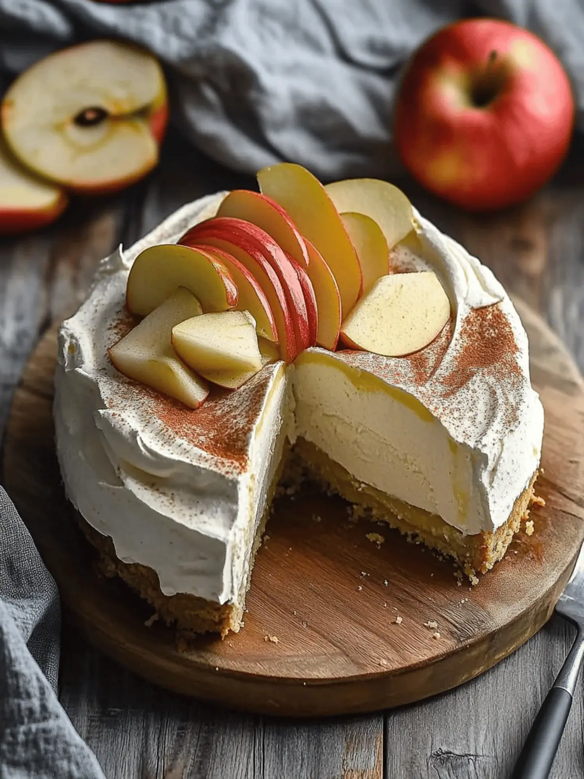 Apple Cider Cheesecake