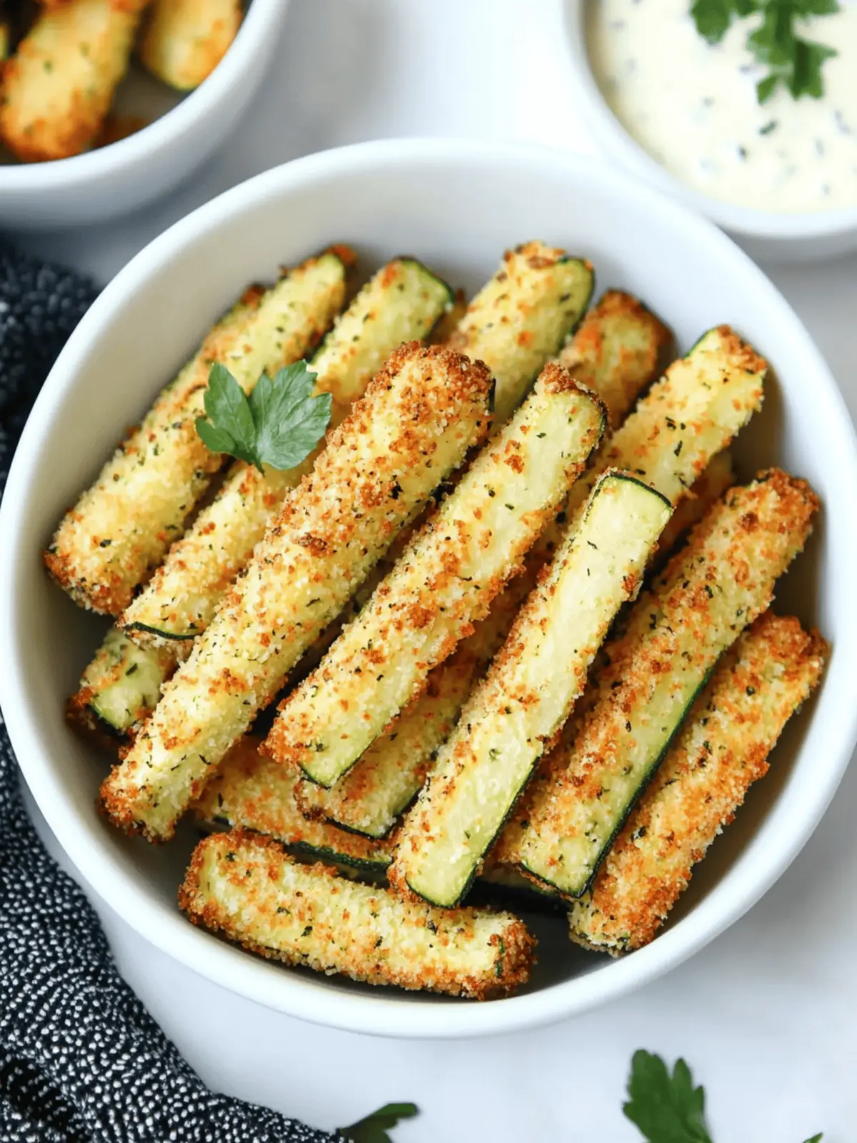 Low Calorie Air Fryer Zucchini Fries