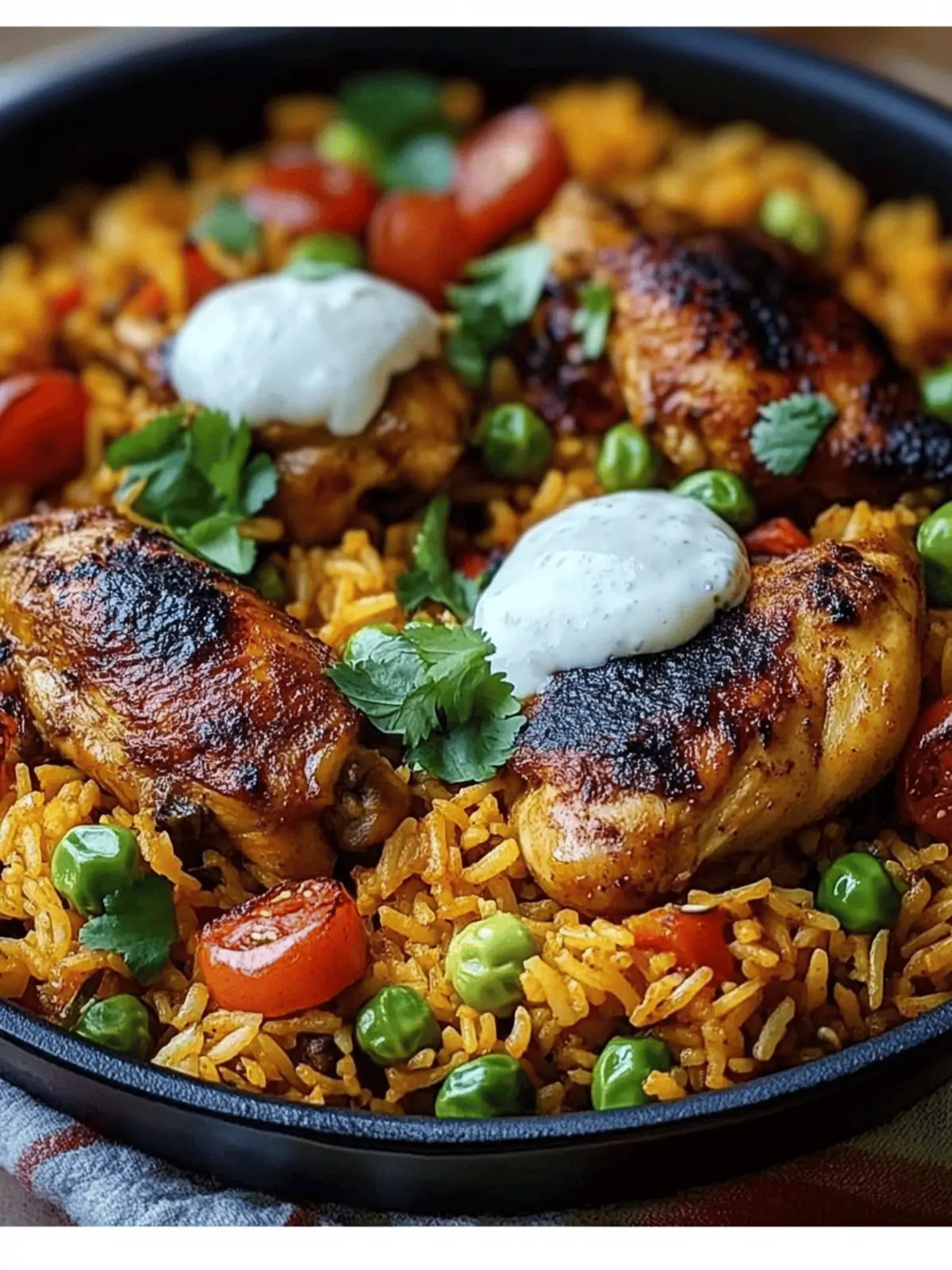 Caribbean Chicken and Spiced Rice