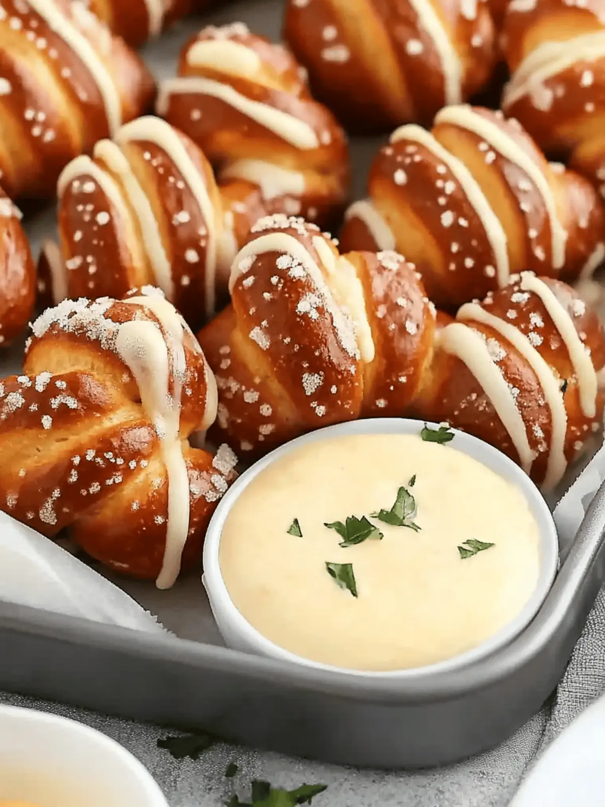 Mouthwatering Pretzels and Cheese Dip