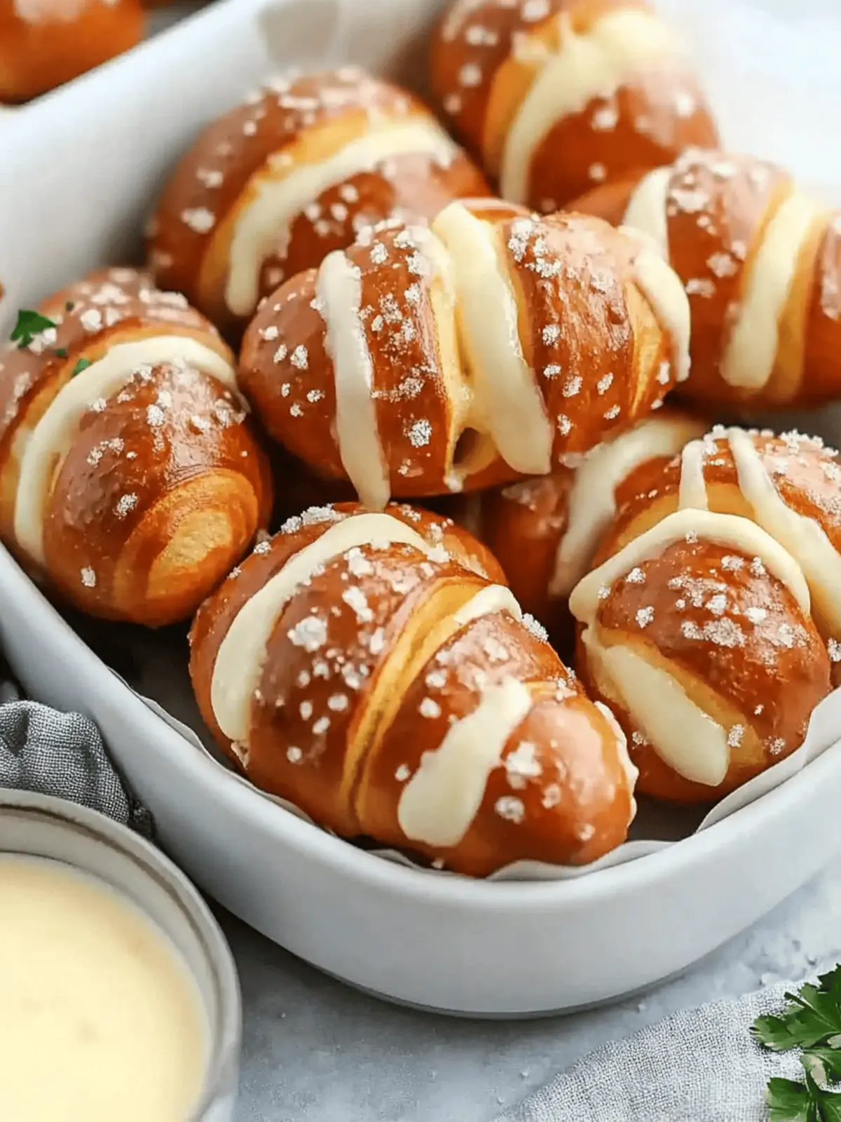 Mouthwatering Pretzels and Cheese Dip