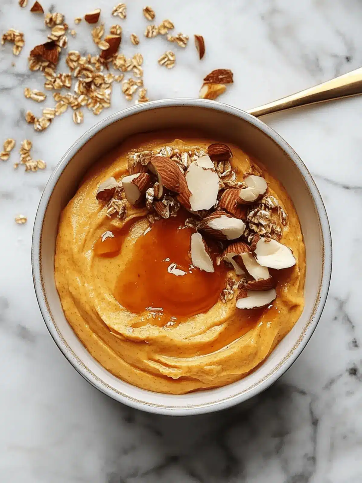 Pumpkin Whipped Cottage Cheese Breakfast Bowl