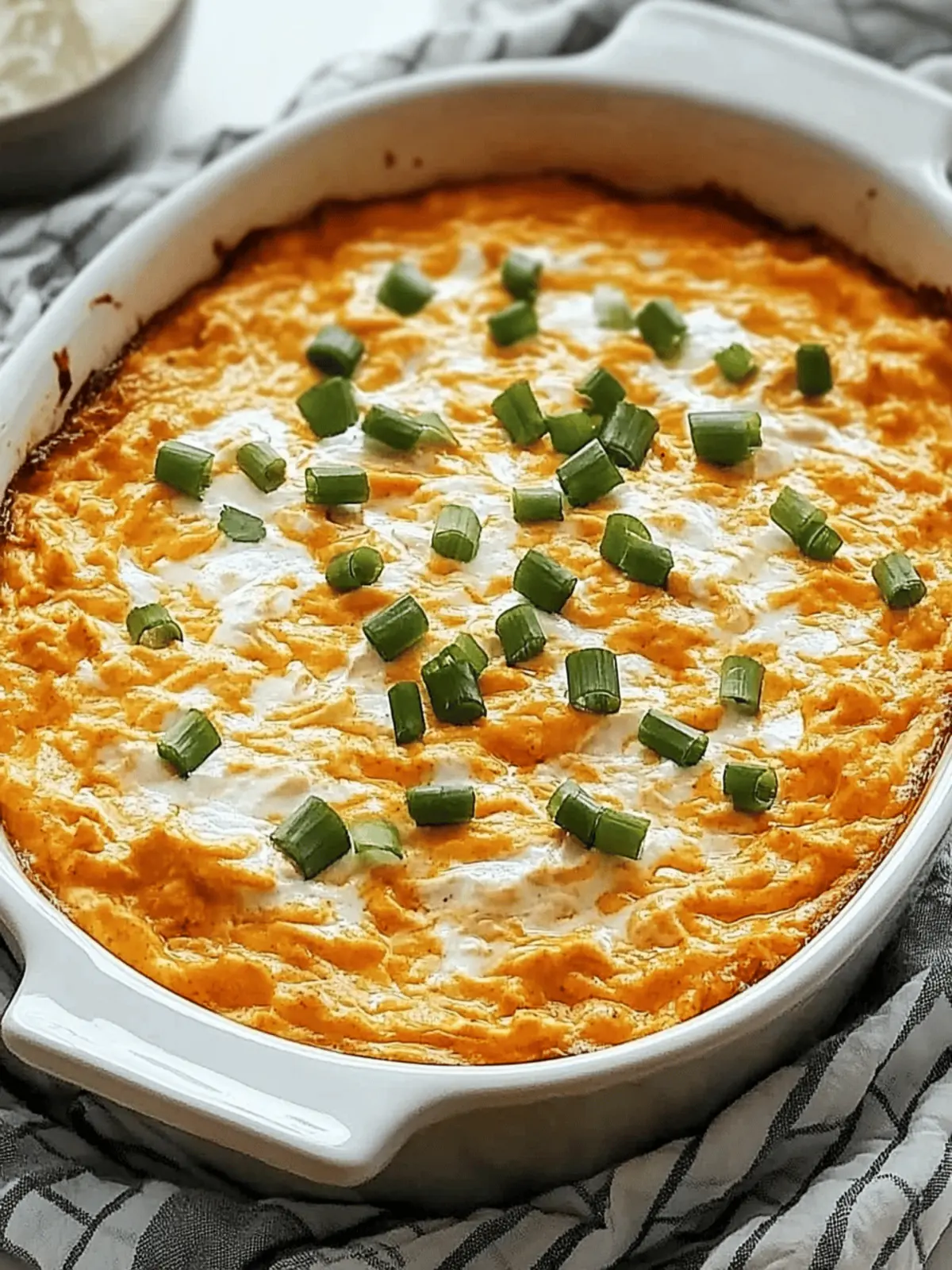 Irresistible Healthy Buffalo Chicken Dip