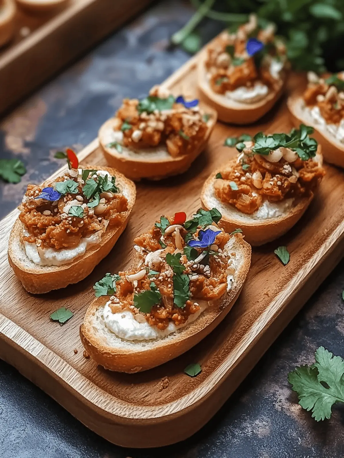 Kolkata Masala Crostini