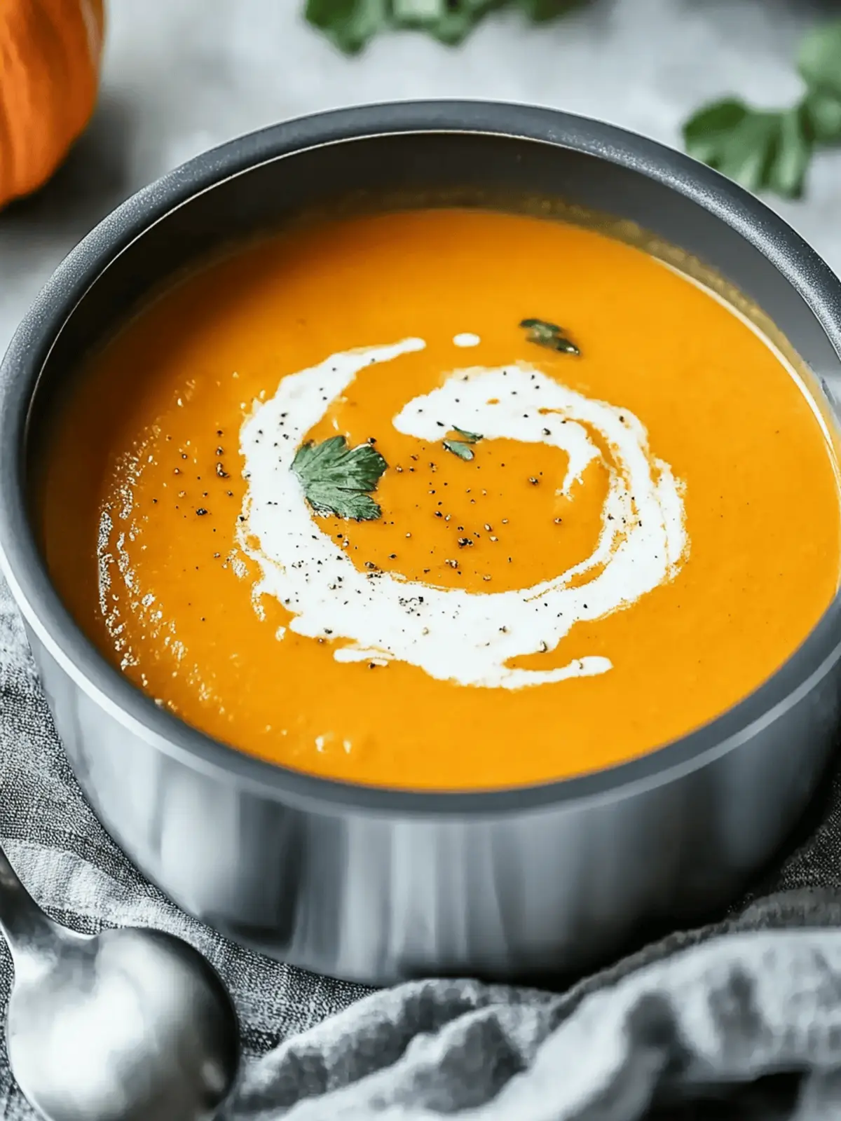 Creamy Pumpkin Soup