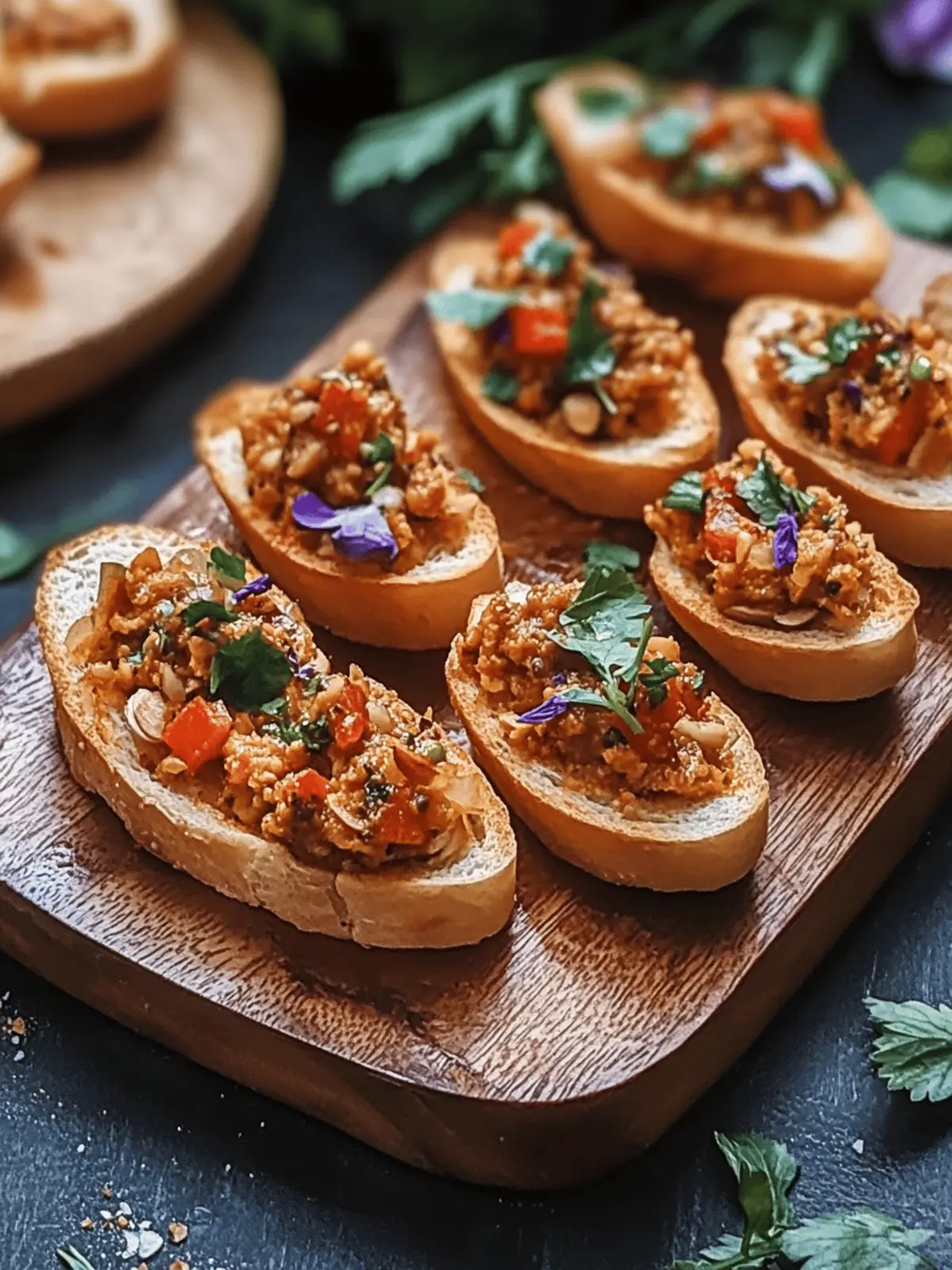 Kolkata Masala Crostini