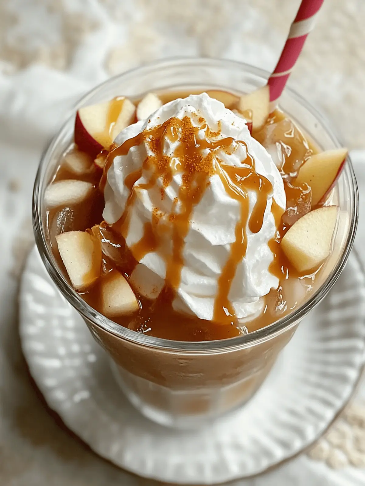 Iced Caramel Apple Spice Coffee