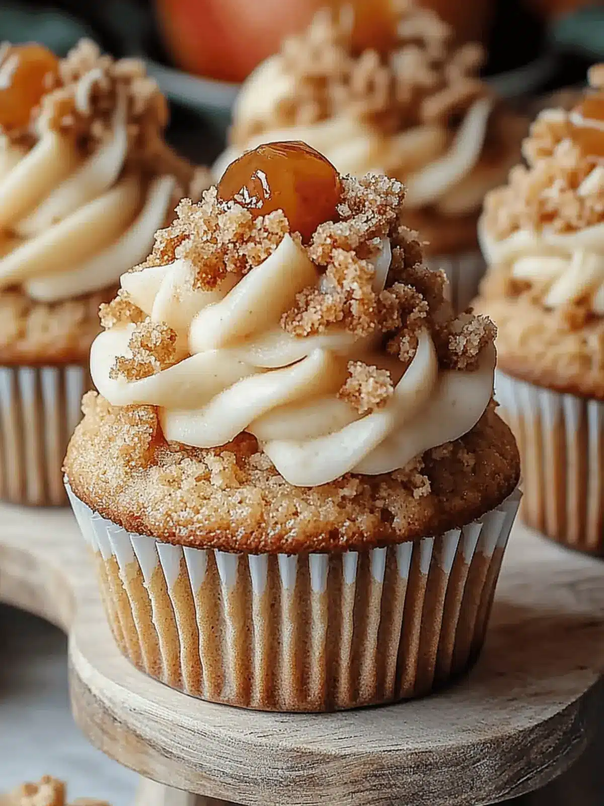 Apple Crumble Cupcakes