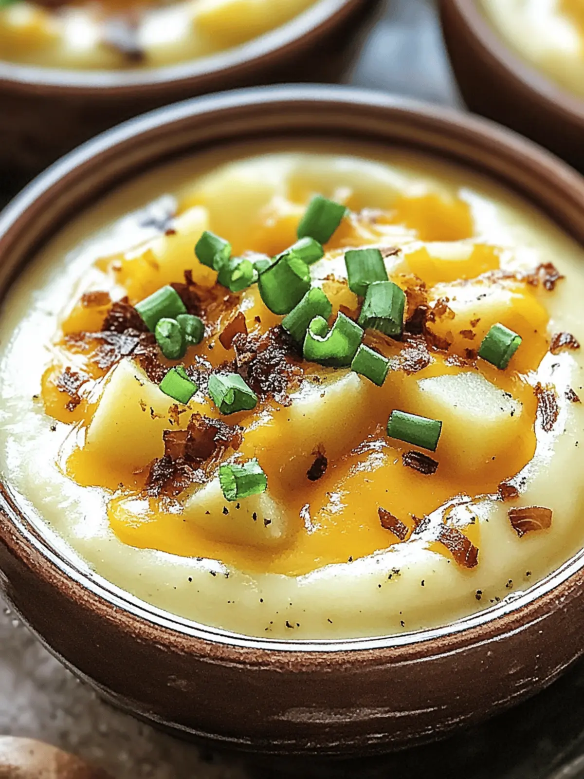 Slow Cooker Cheesy Potato Soup Comforting