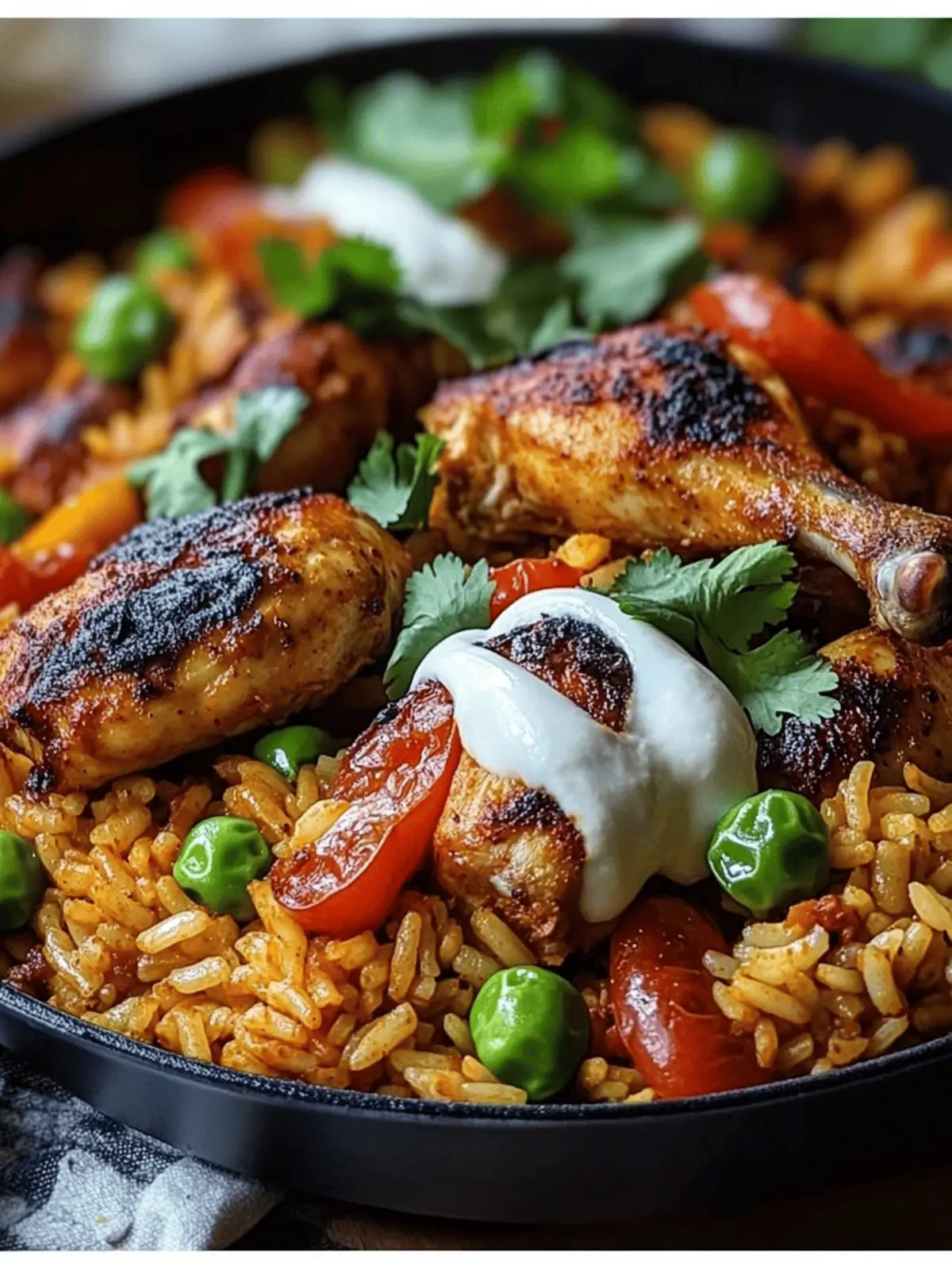 Caribbean Chicken and Spiced Rice