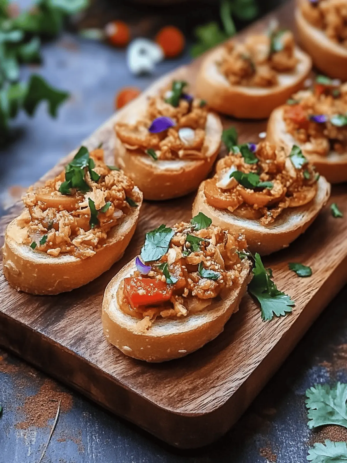Kolkata Masala Crostini
