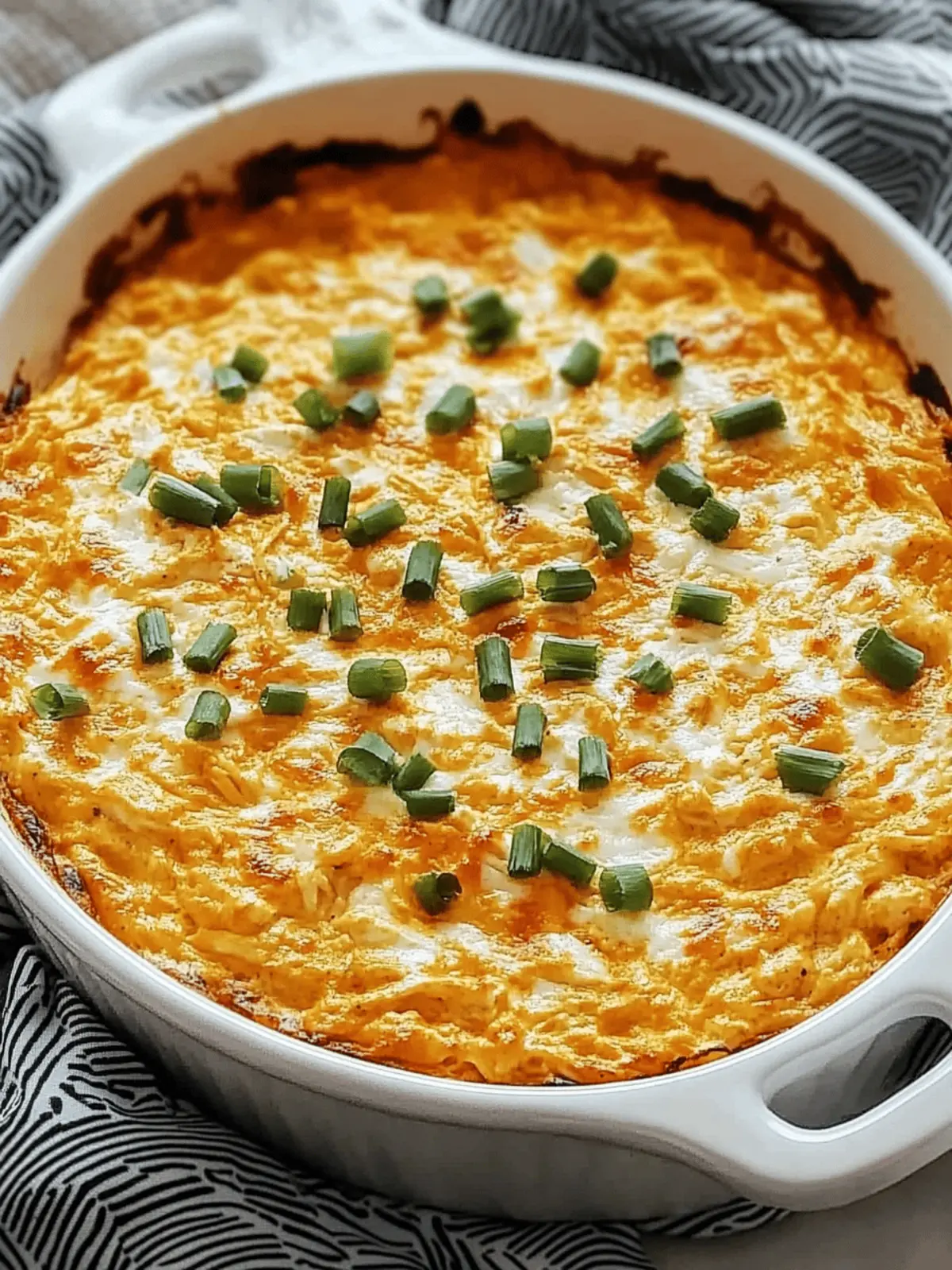 Irresistible Healthy Buffalo Chicken Dip