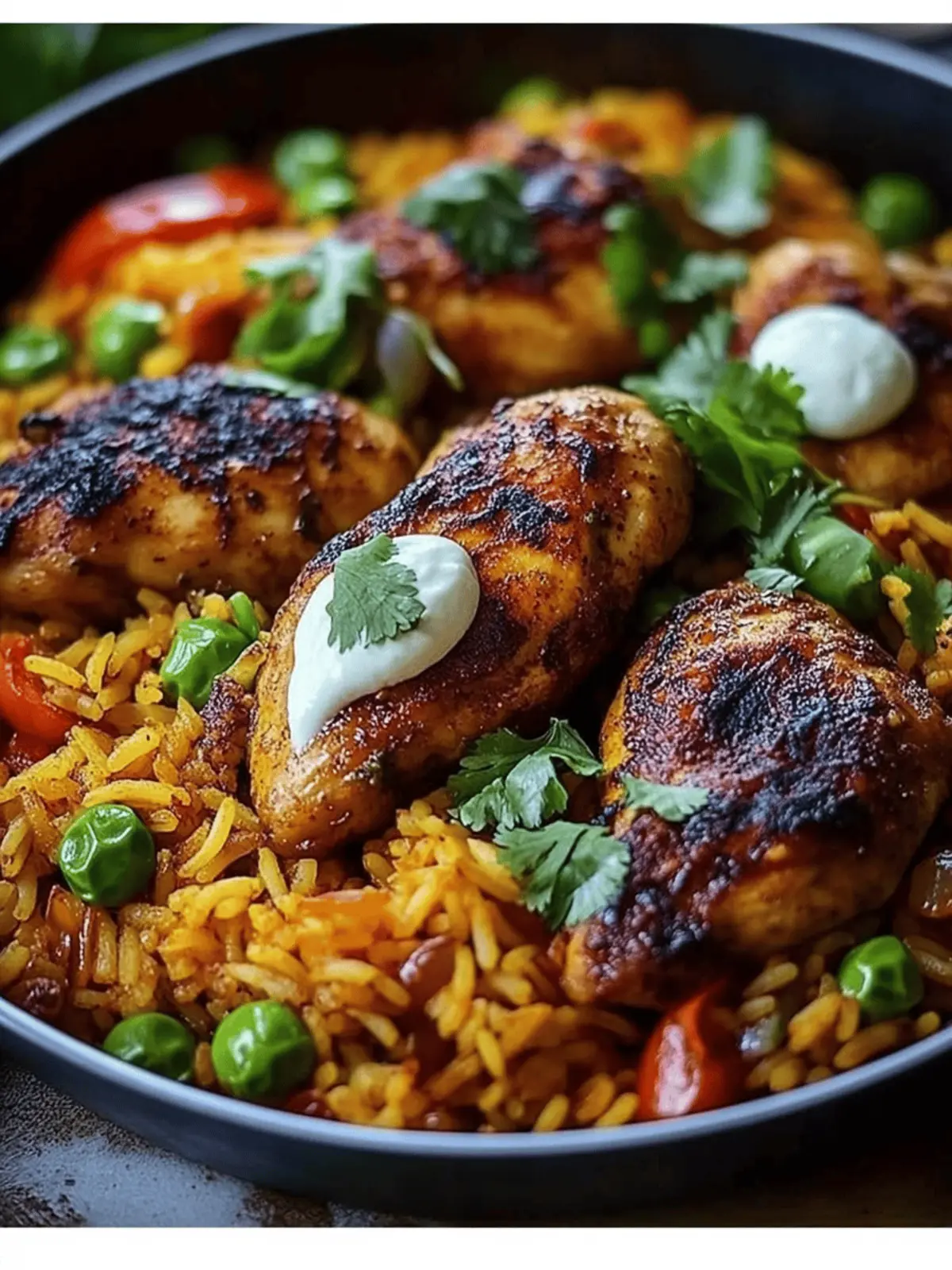 Caribbean Chicken and Spiced Rice