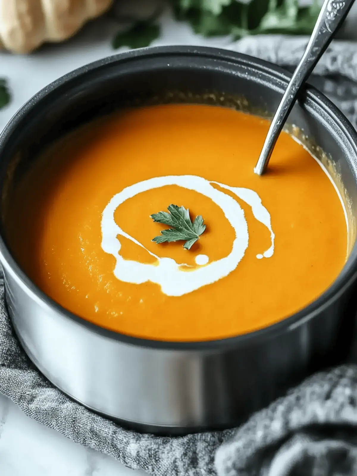 Creamy Pumpkin Soup