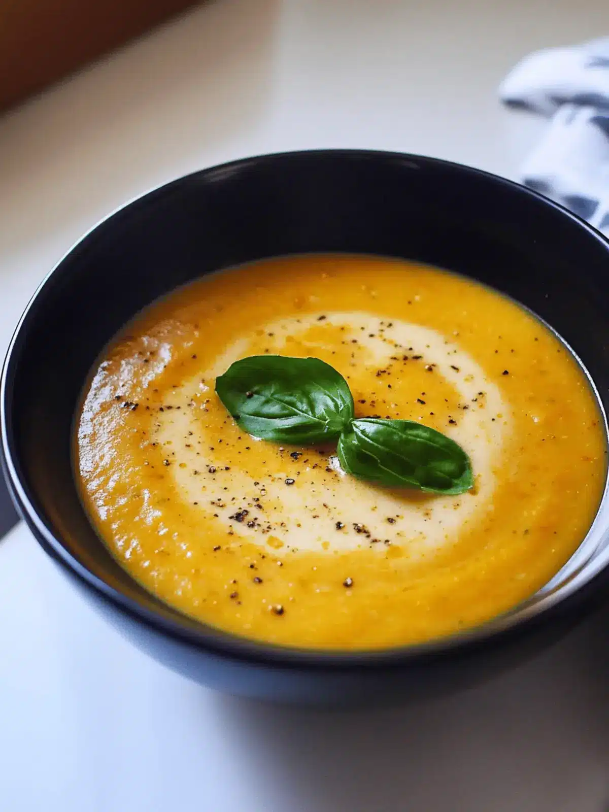 Creamy Roasted Veggie Soup