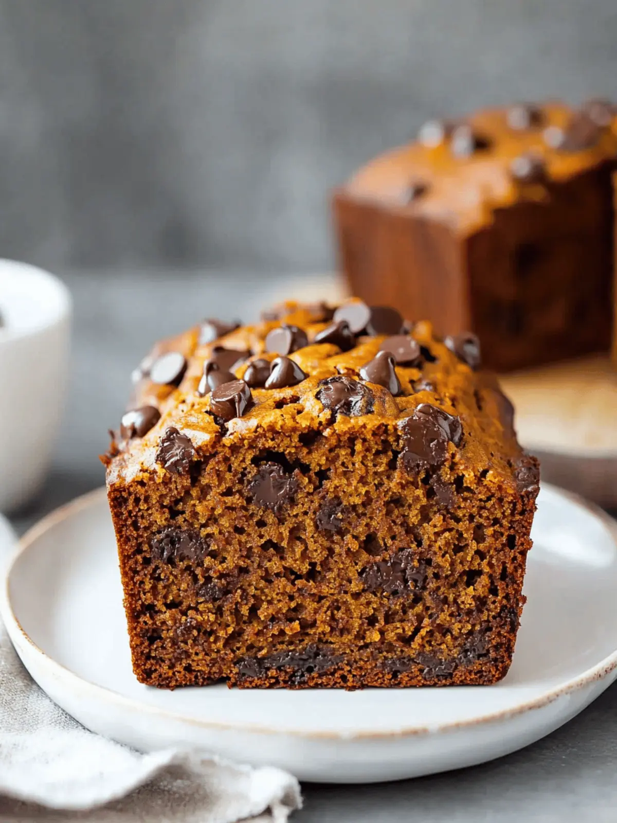 Banana Chocolate Chip Pumpkin Bread