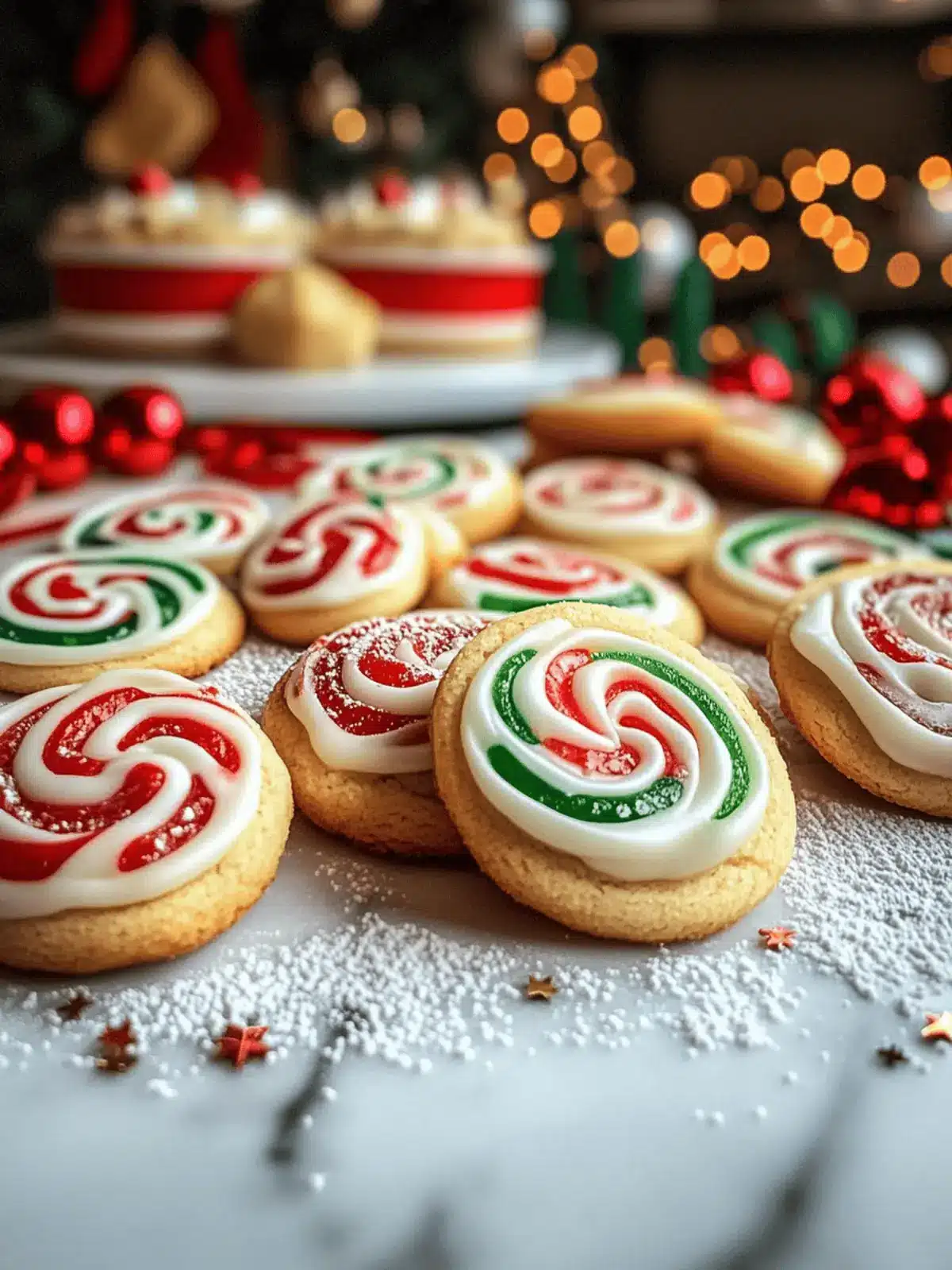 Christmas Pinwheel Cookies