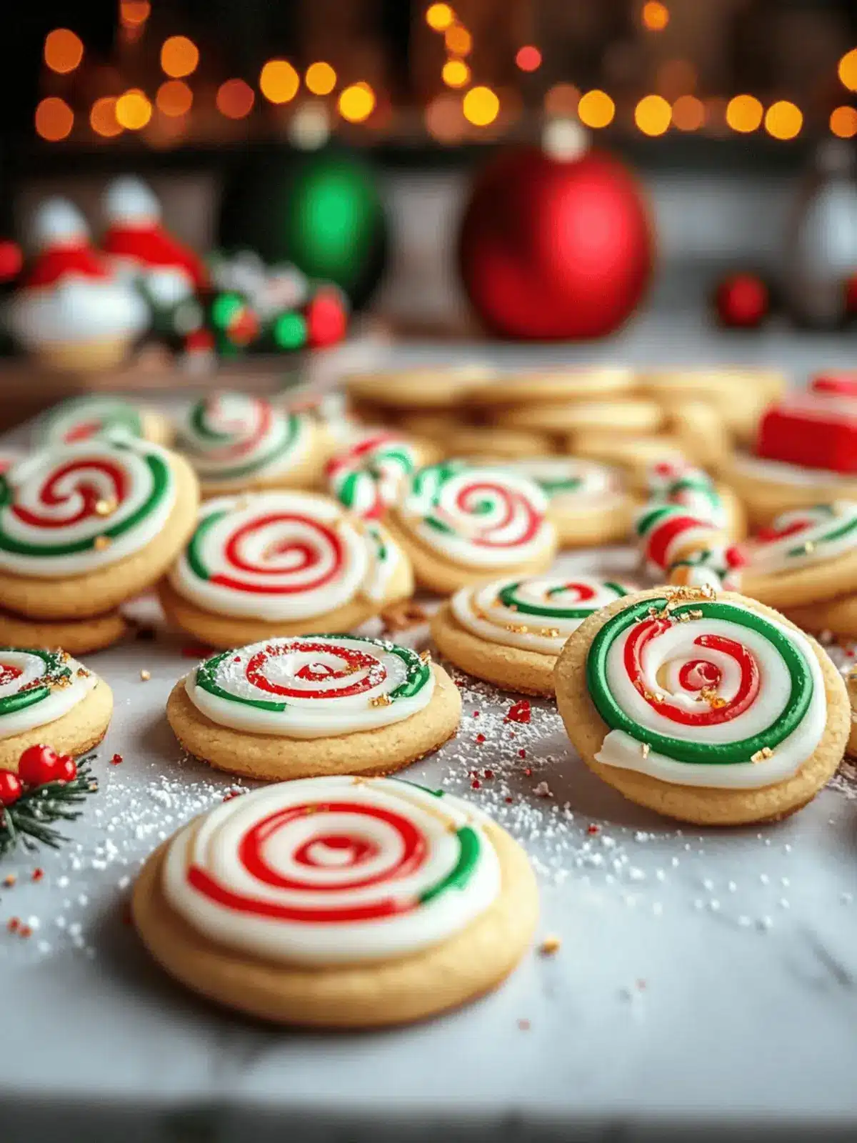 Christmas Pinwheel Cookies