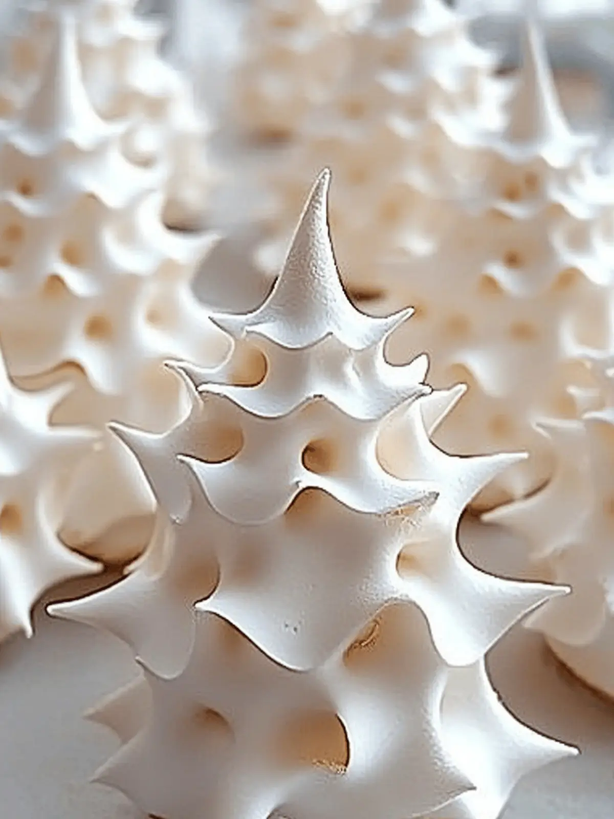 Tree Meringue Cookies