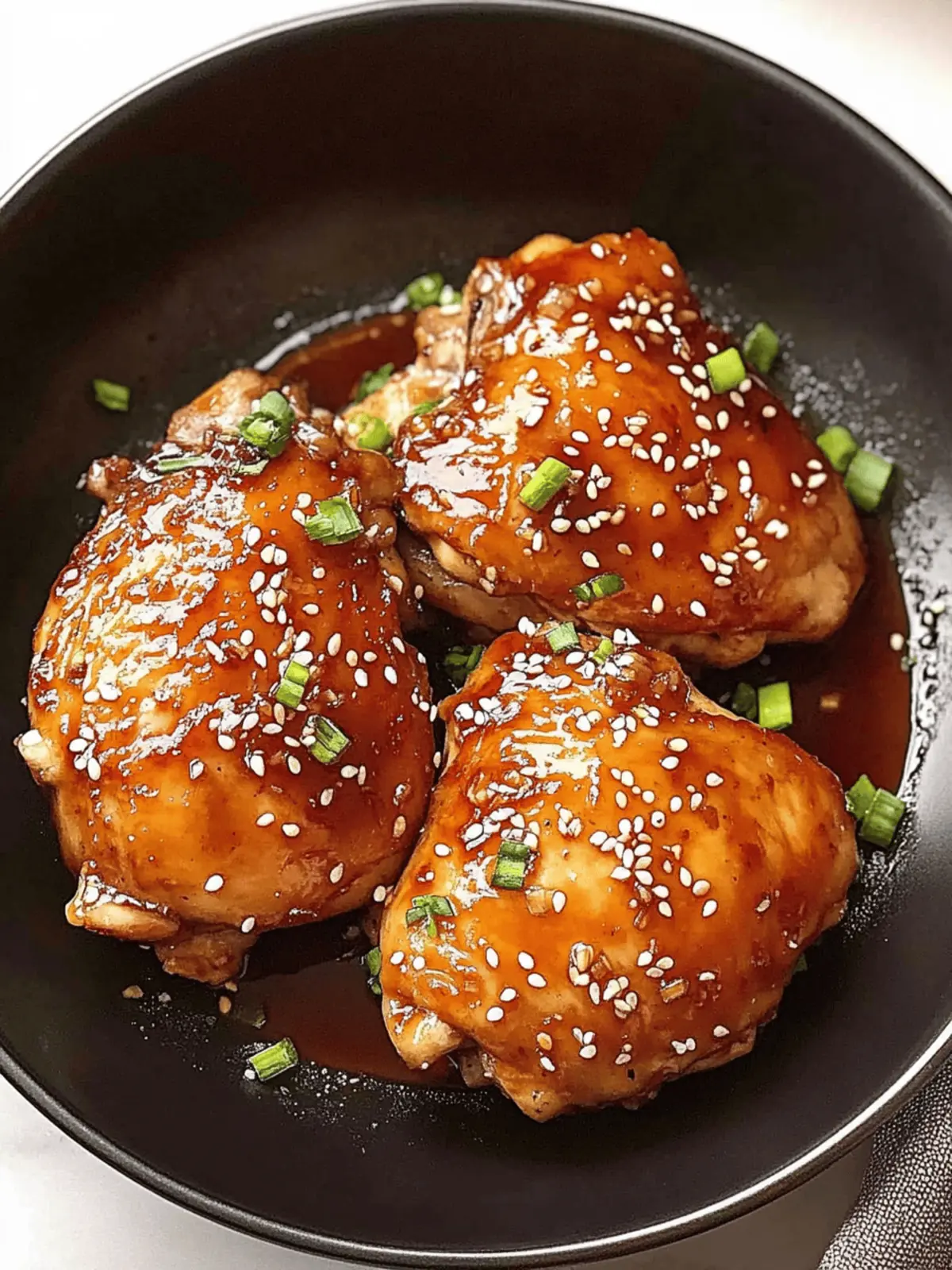 Teriyaki Chicken Thighs