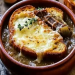 French Onion Short Rib Soup with Gruyère Toast