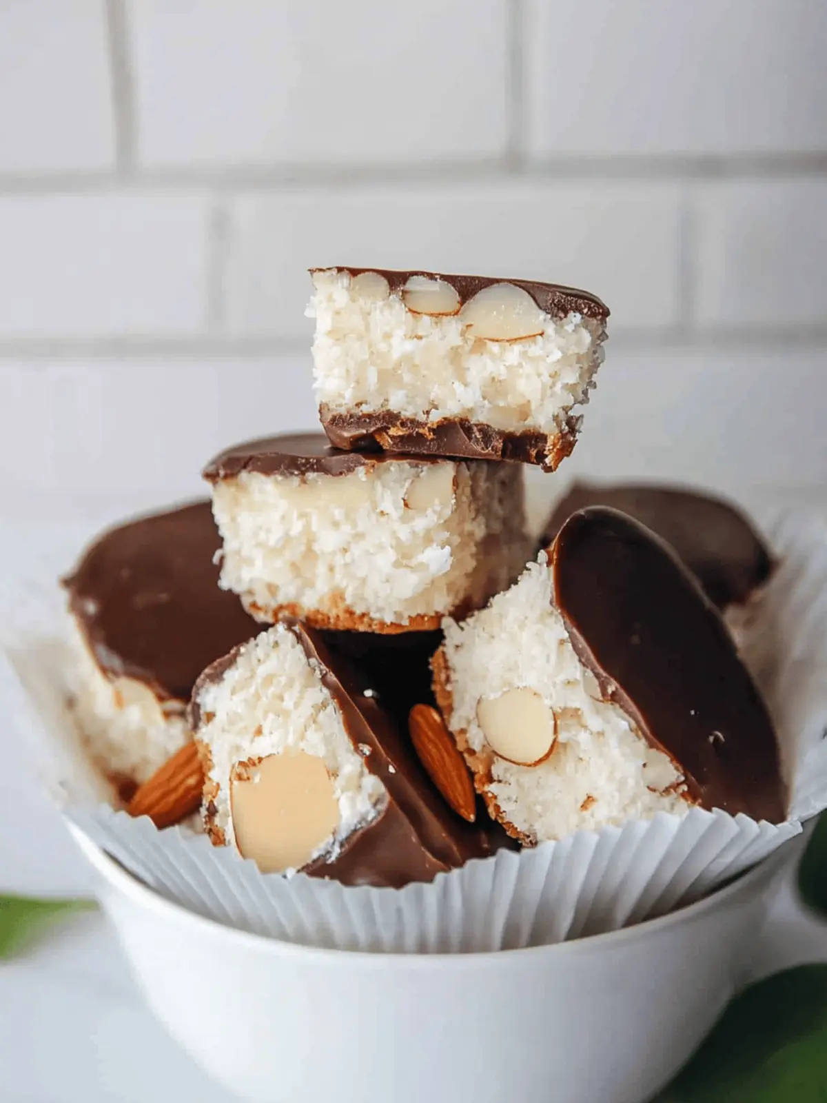 healthy almond joys