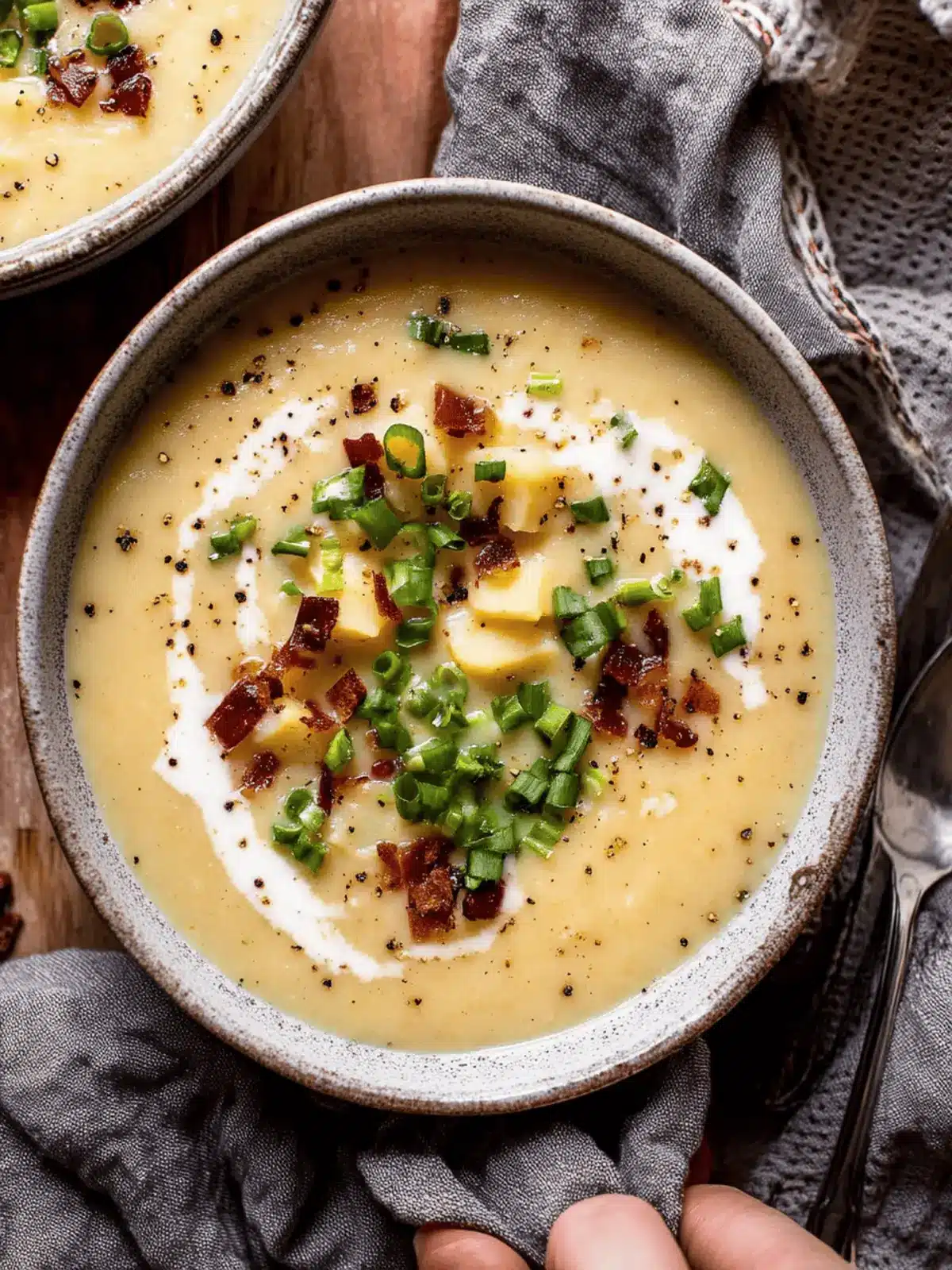 Easy Spicy Baked Potato Soup