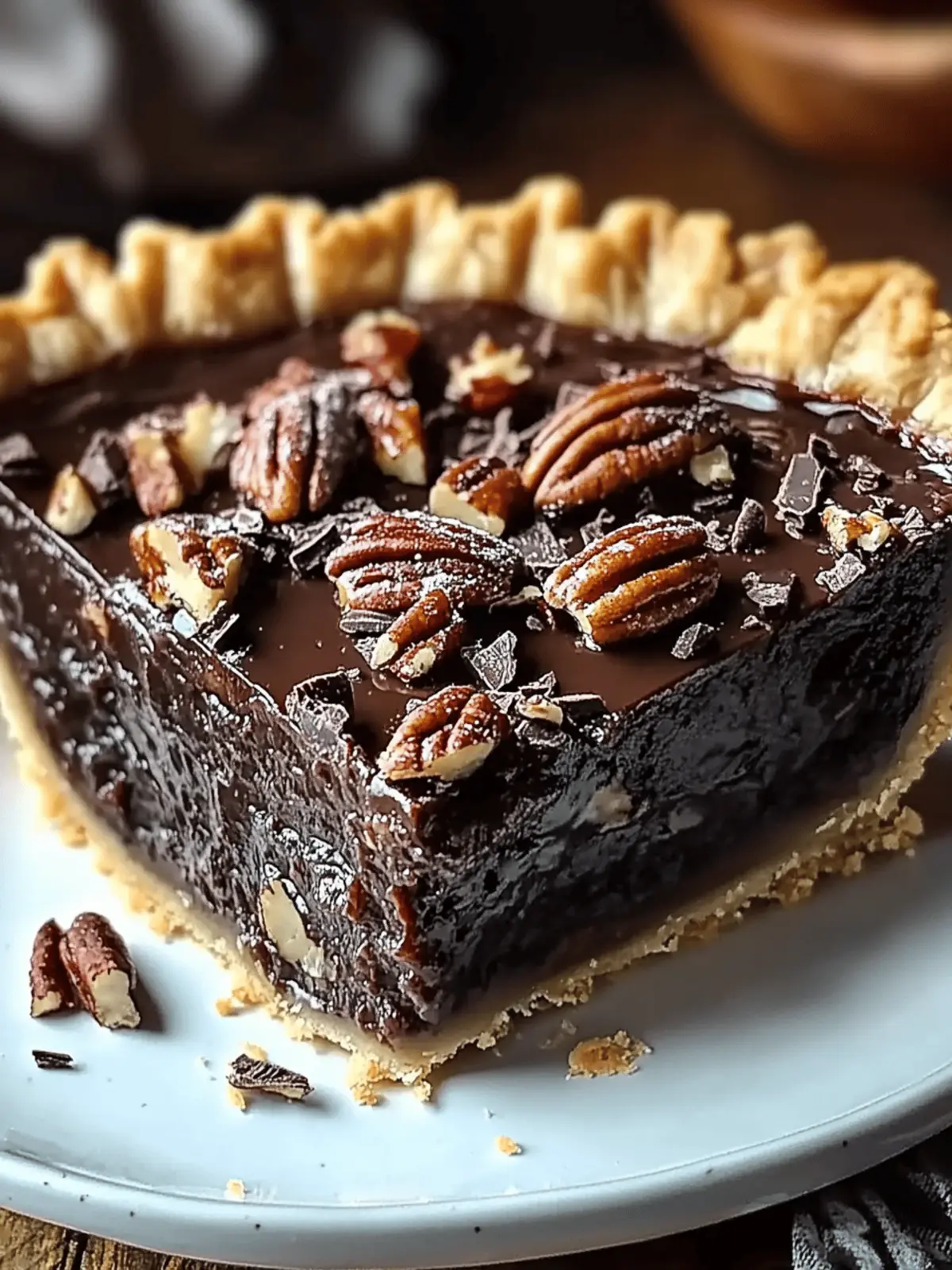 Texas Chocolate Pecan Pie