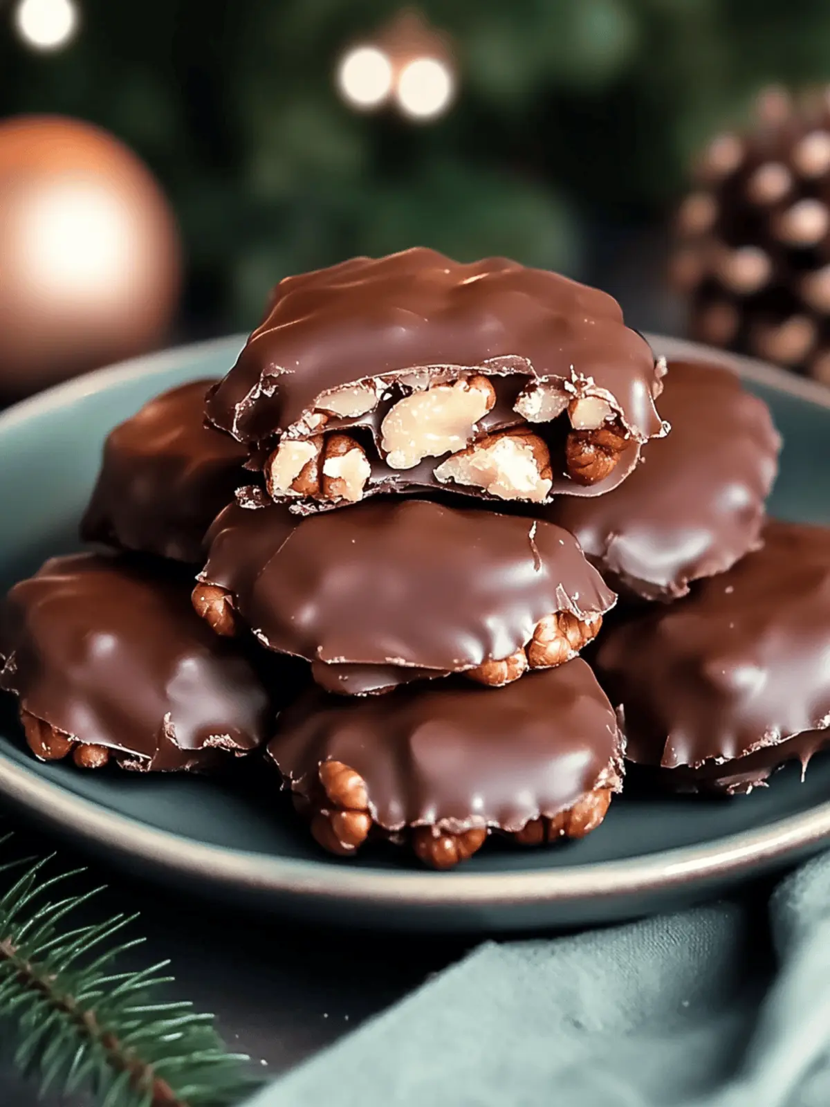 Christmas Pecan Turtles