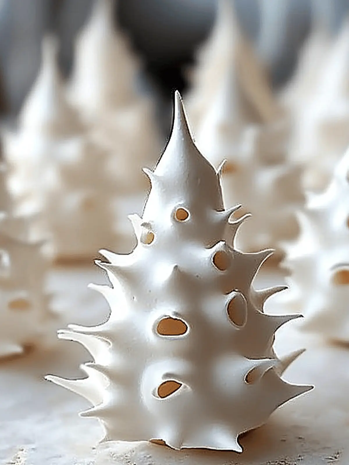 Tree Meringue Cookies