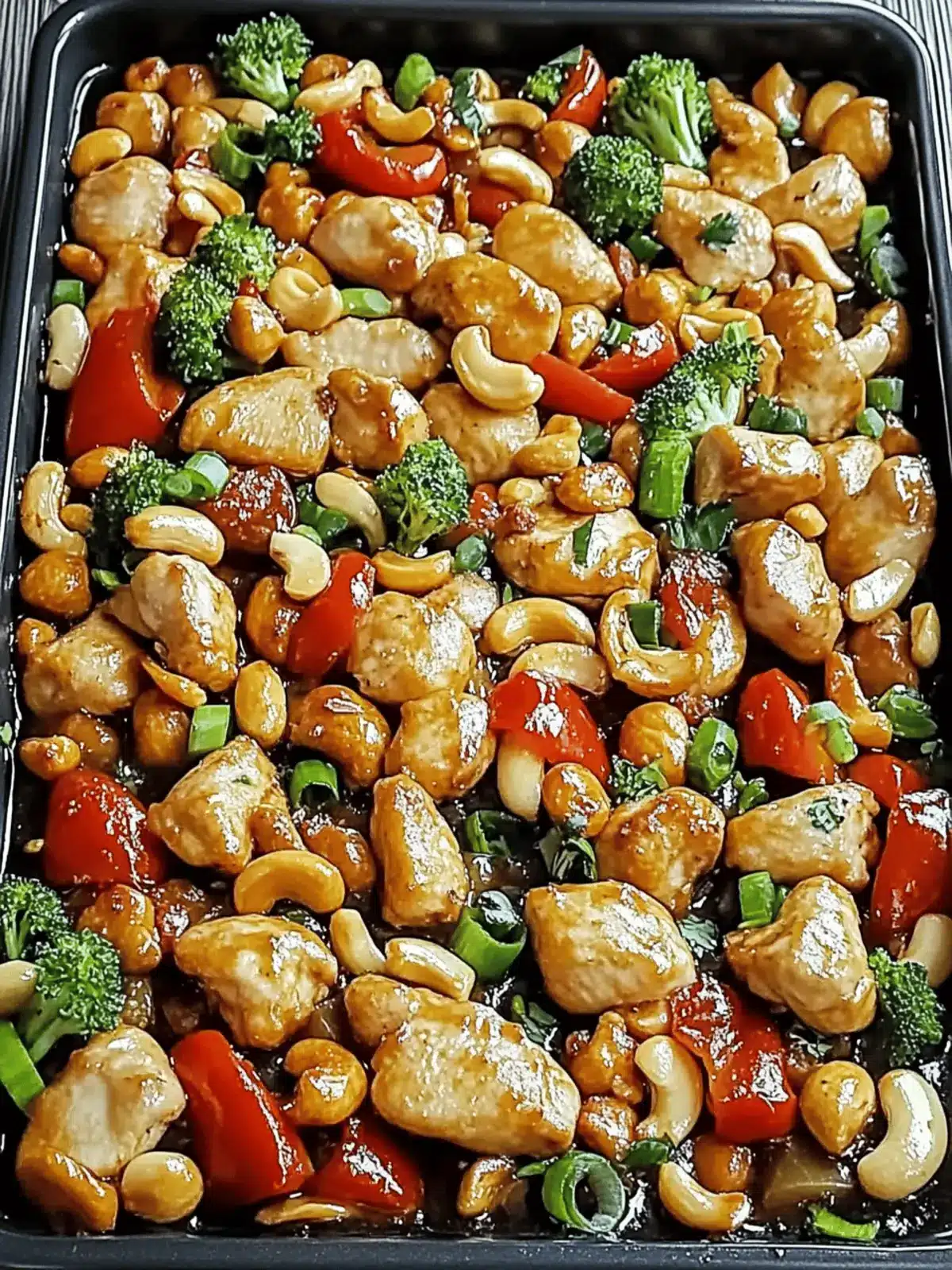 Sheet Pan Cashew Chicken