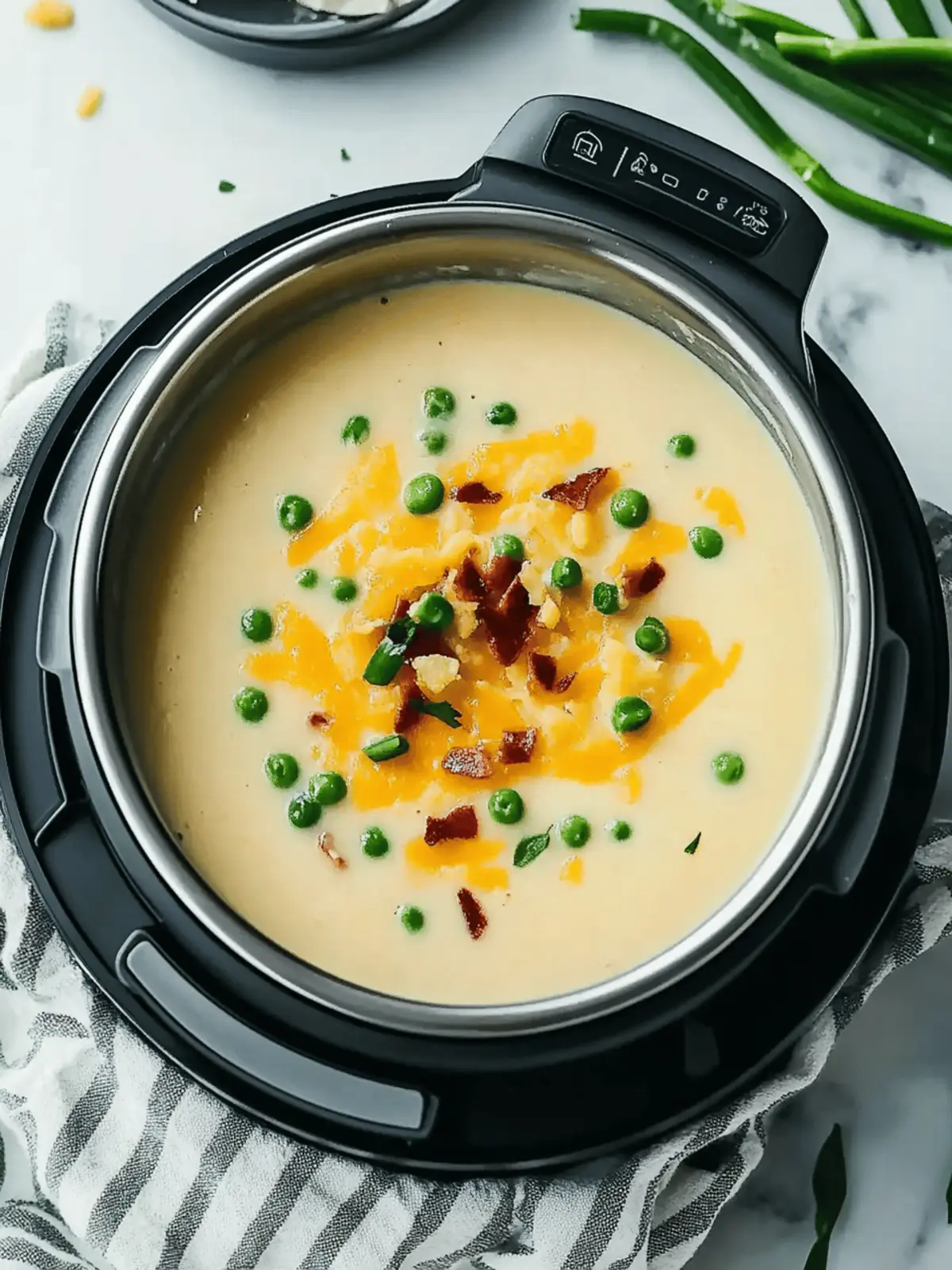 Pot Potato Soup with Frozen Hash Browns