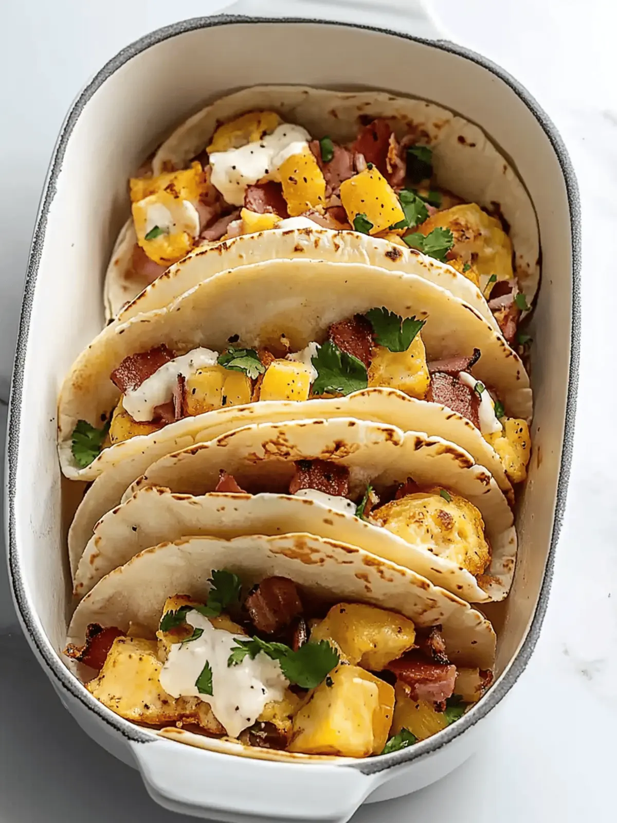 Baked Breakfast Tacos