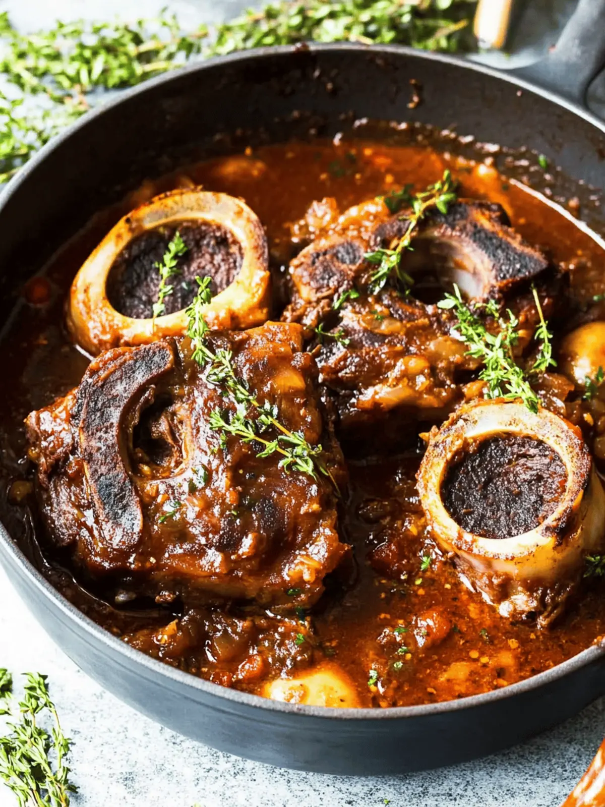 Classic Braised Beef Osso Buco