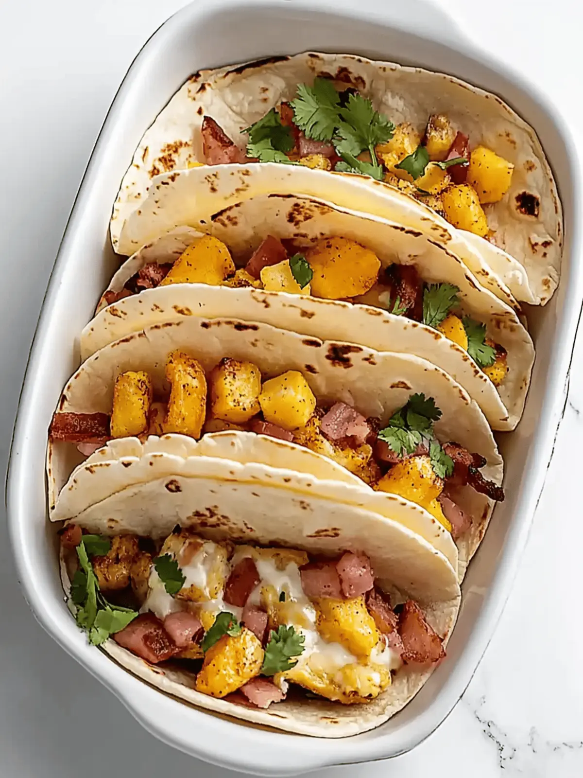 Baked Breakfast Tacos